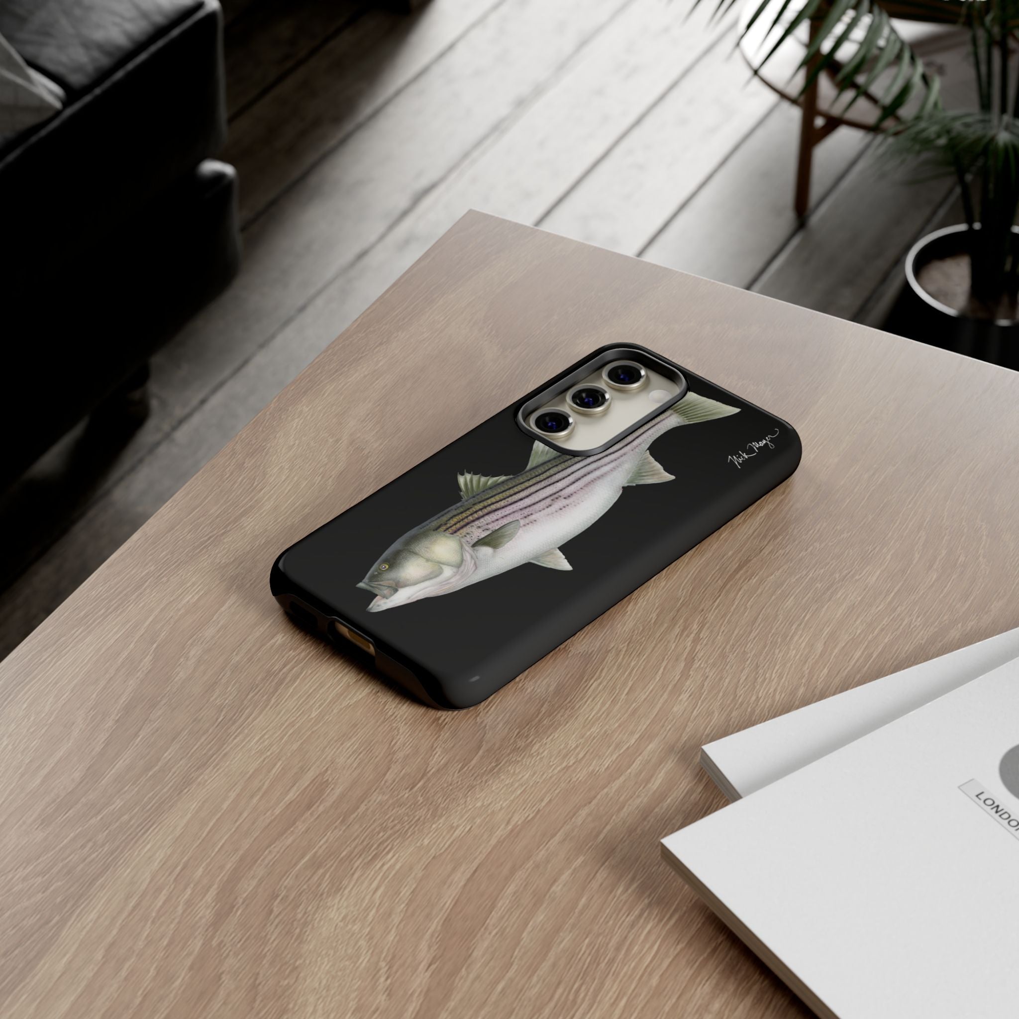 30 lb Striper Black Phone Case (Samsung)