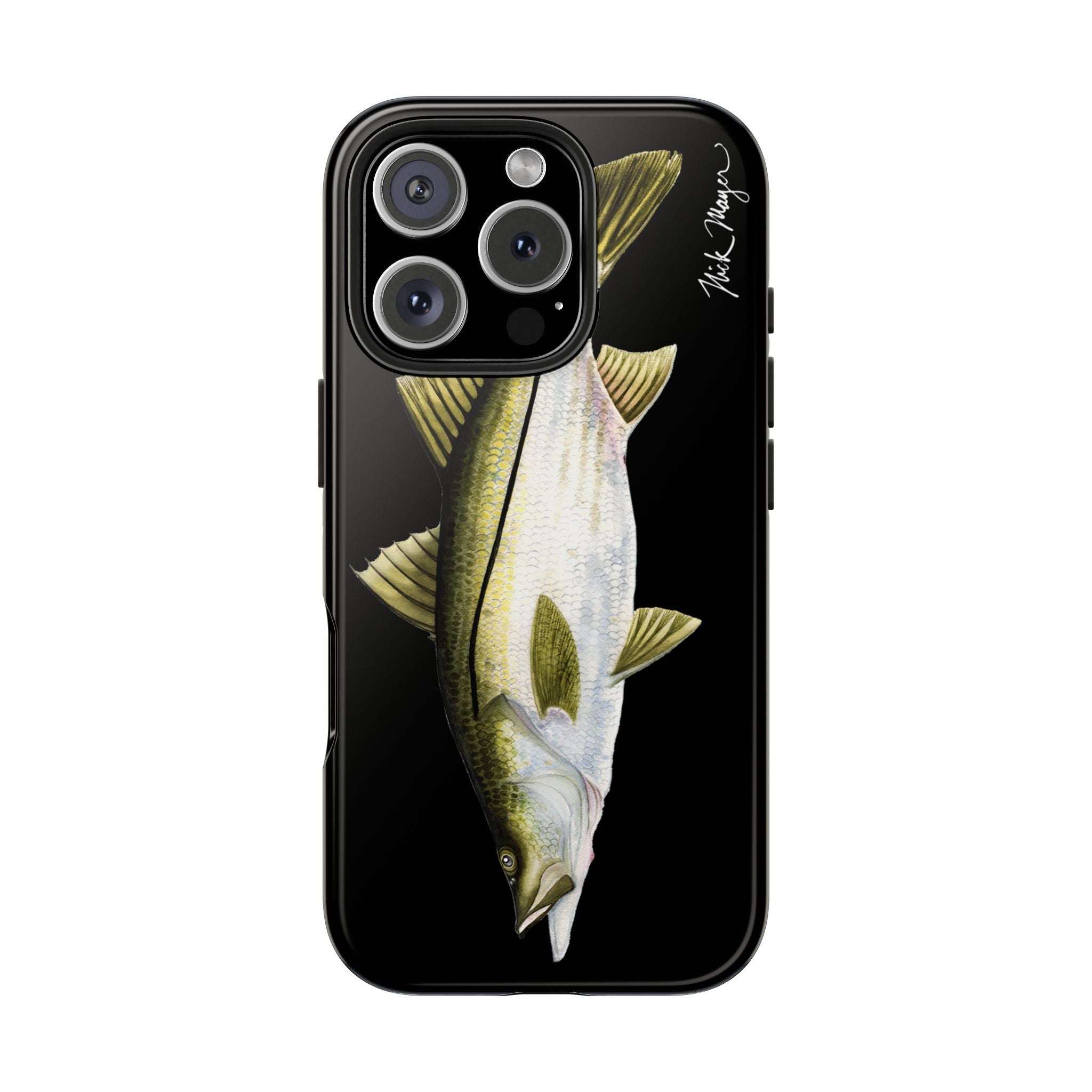 Snook Black Phone Case (iPhone)