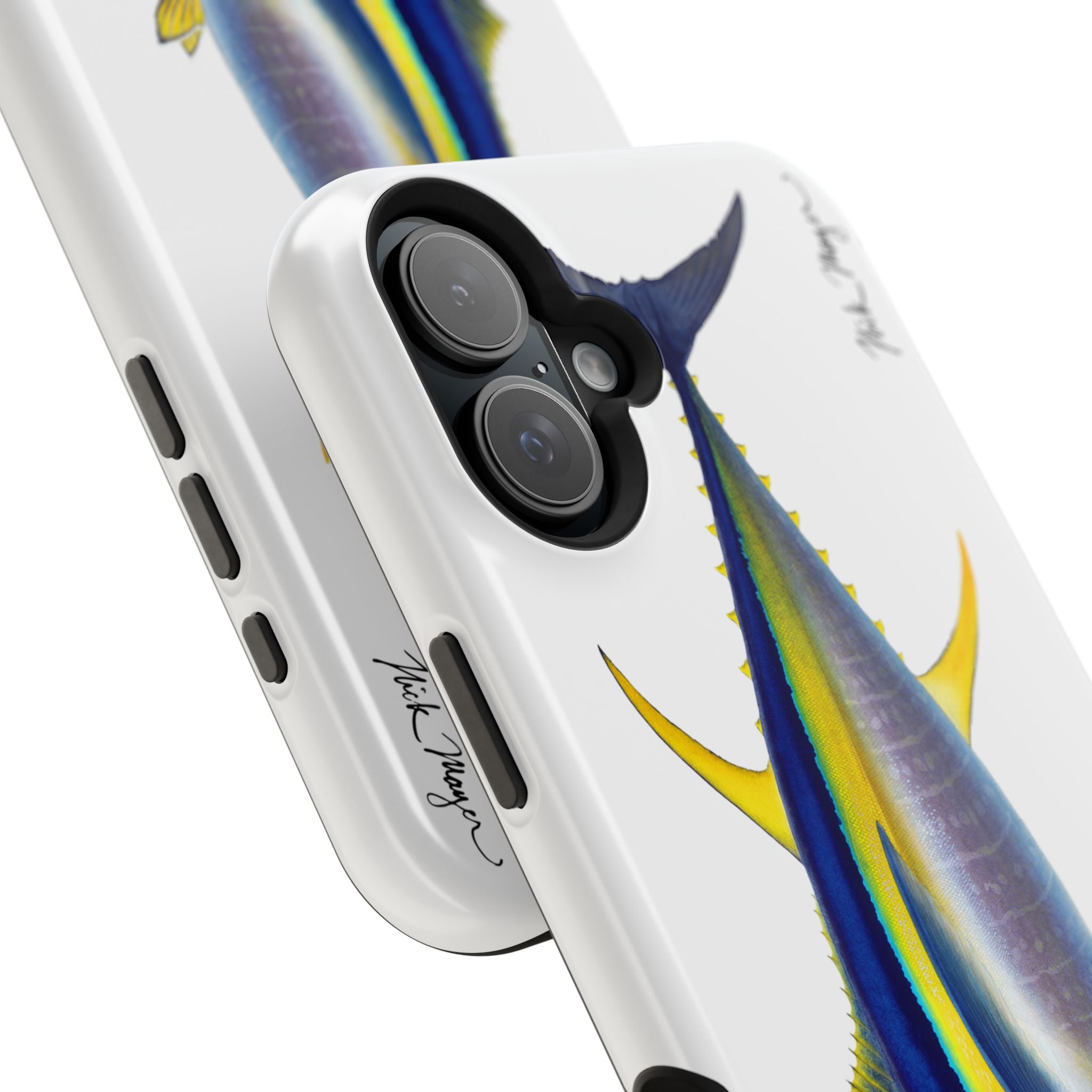 Yellowfin Tuna MagSafe White iPhone Case