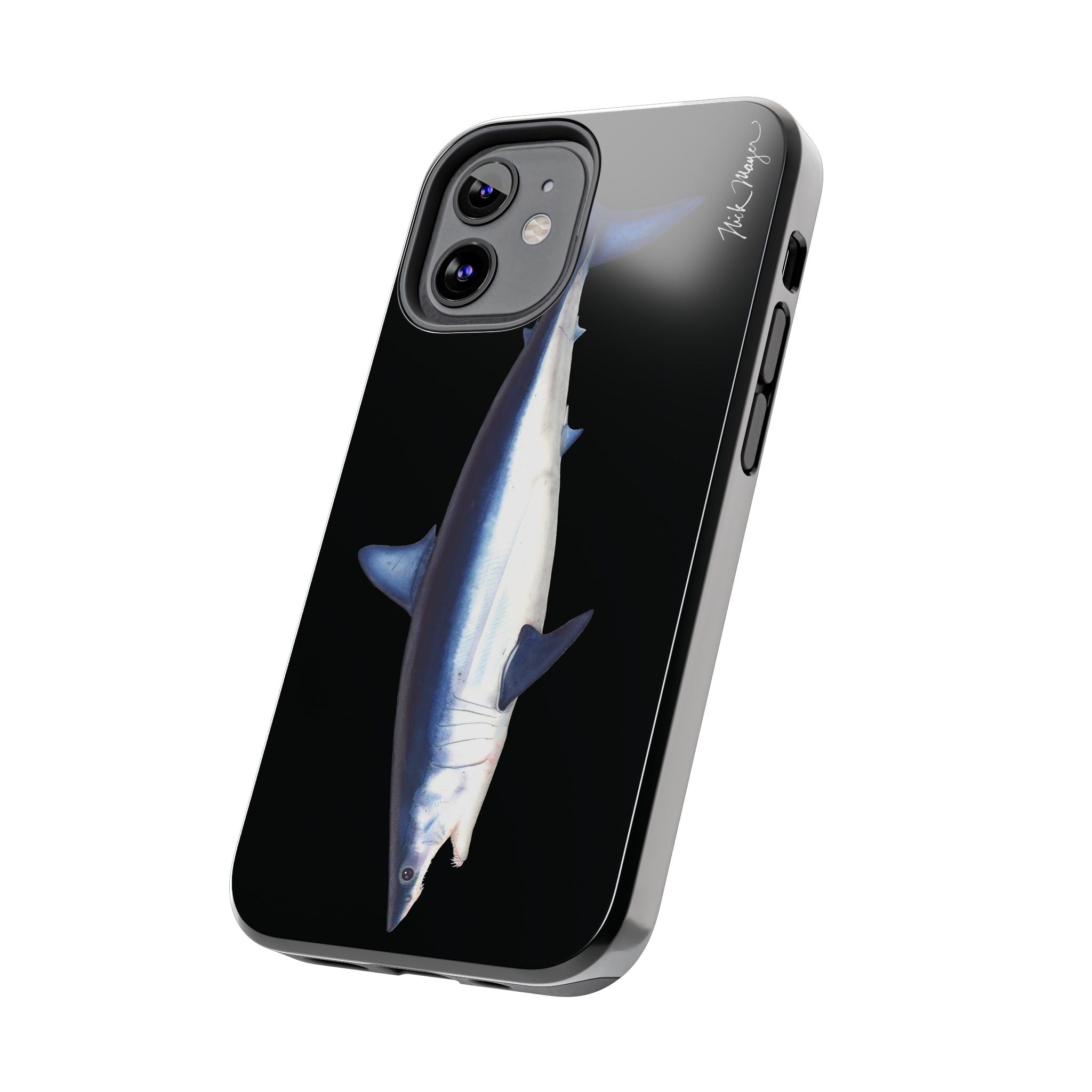 Mako Shark Black iPhone Case