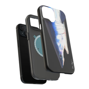 Mako Shark Face MagSafe Black iPhone Case