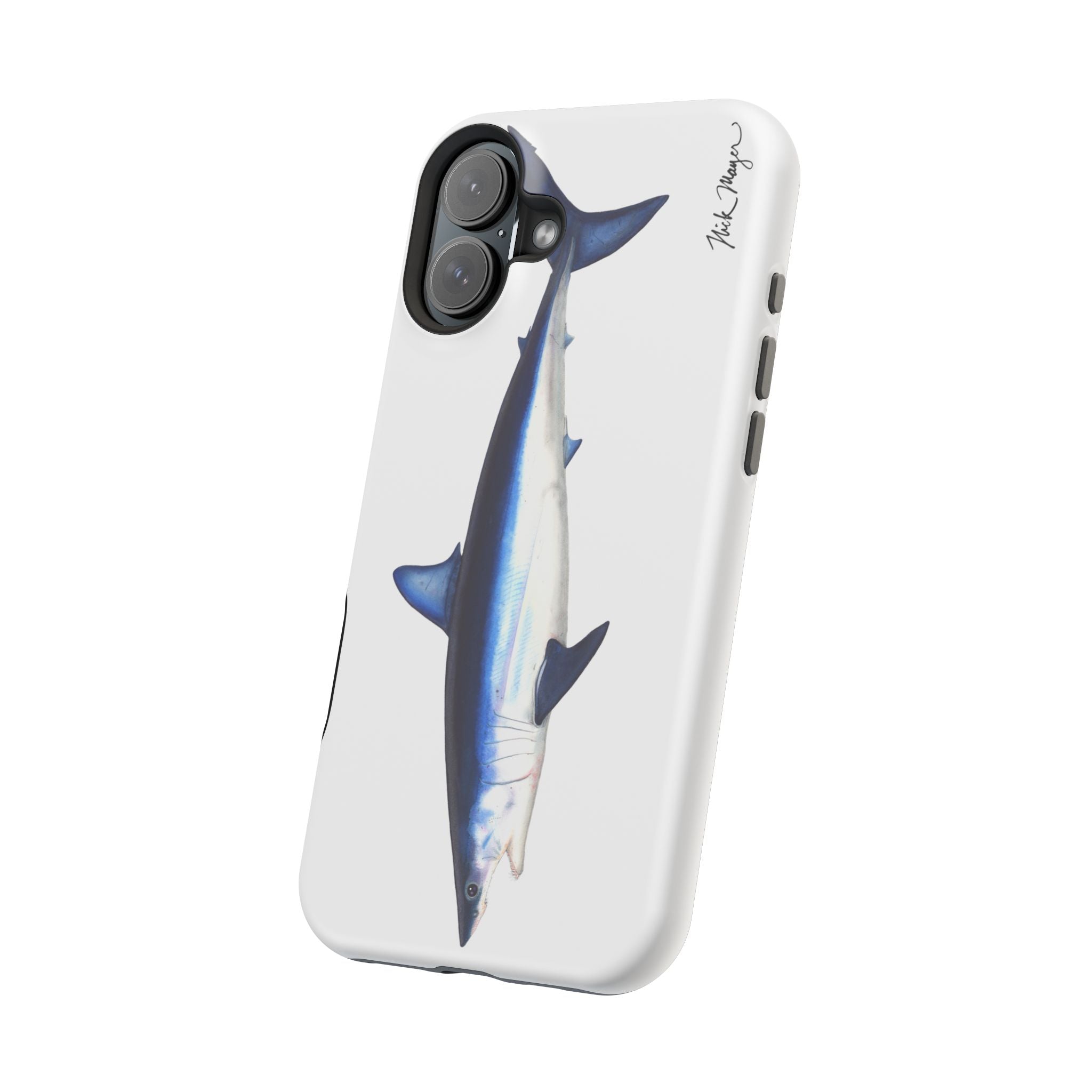 Mako Shark MagSafe White iPhone Case