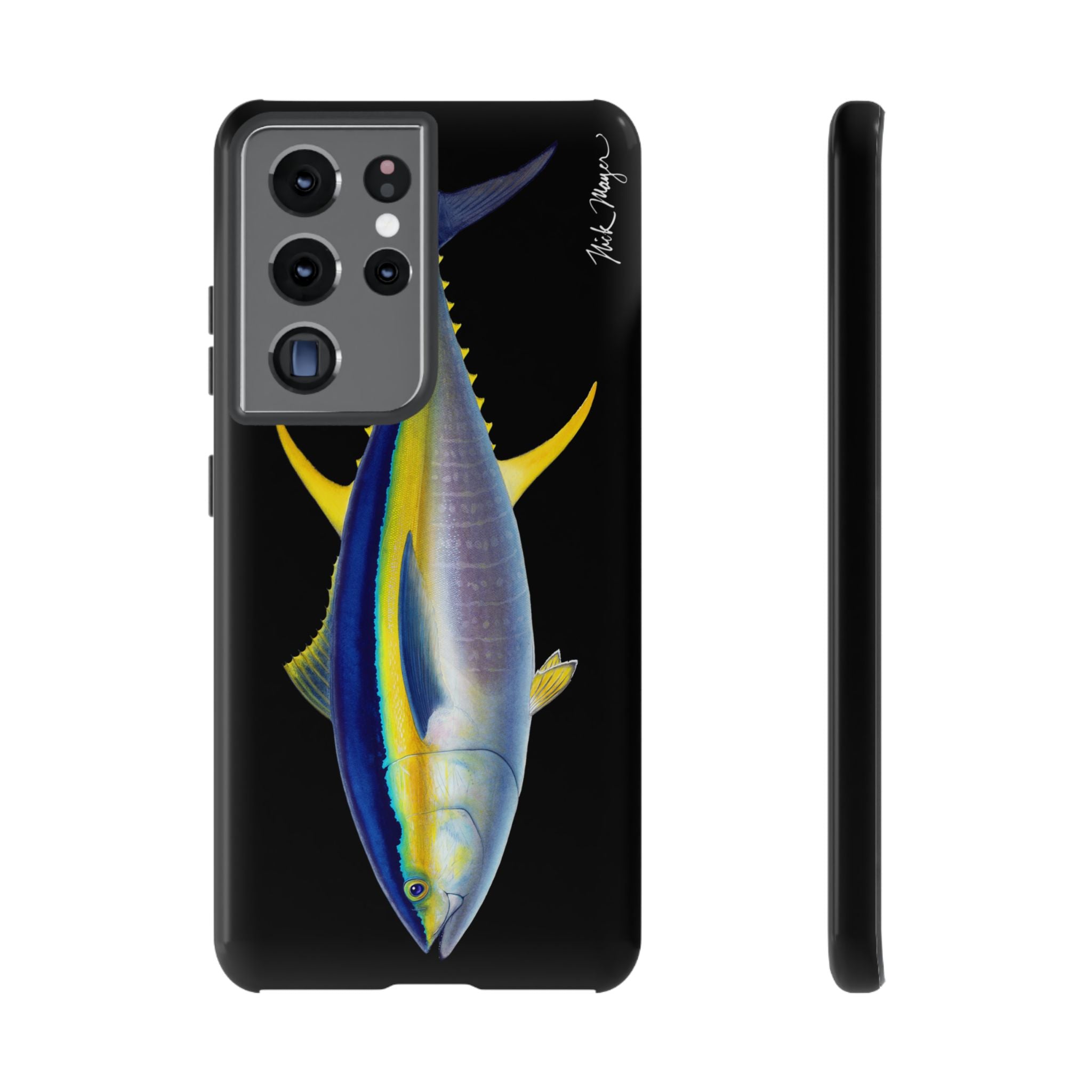 Yellowfin Tuna Black Phone Case (Samsung)