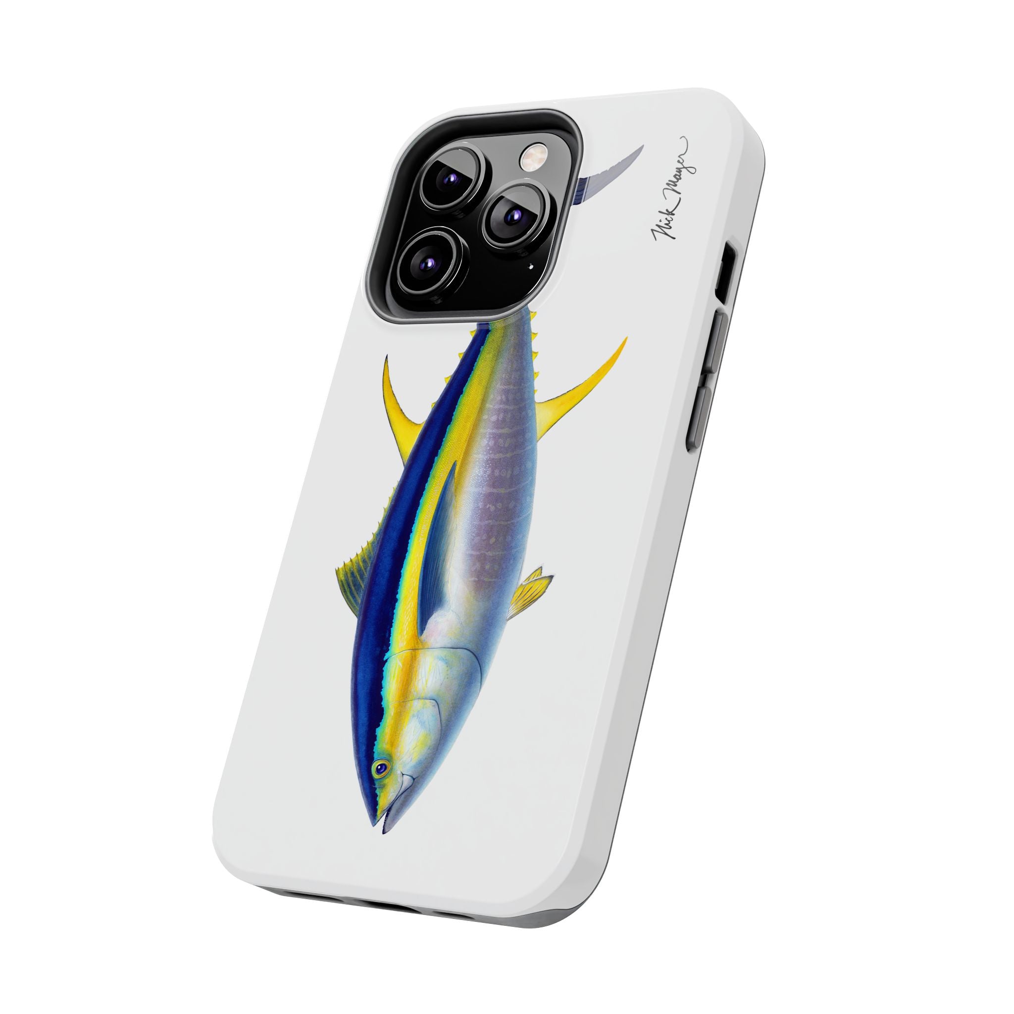 Yellowfin Tuna White Phone Case (iPhone)