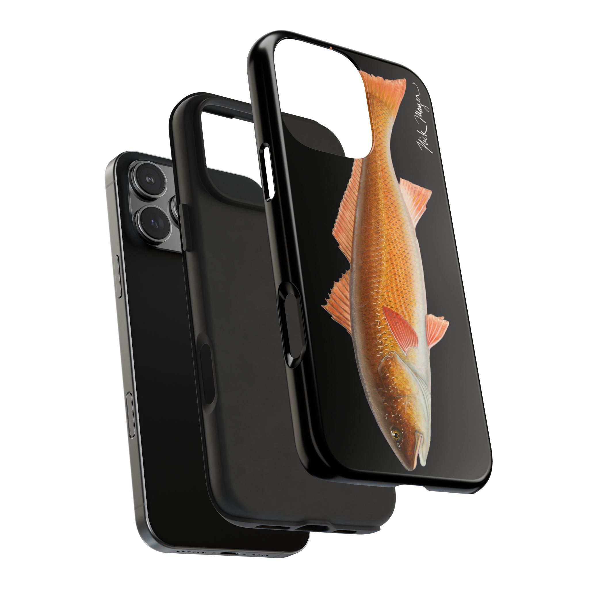 Redfish Black Phone Case (iPhone)