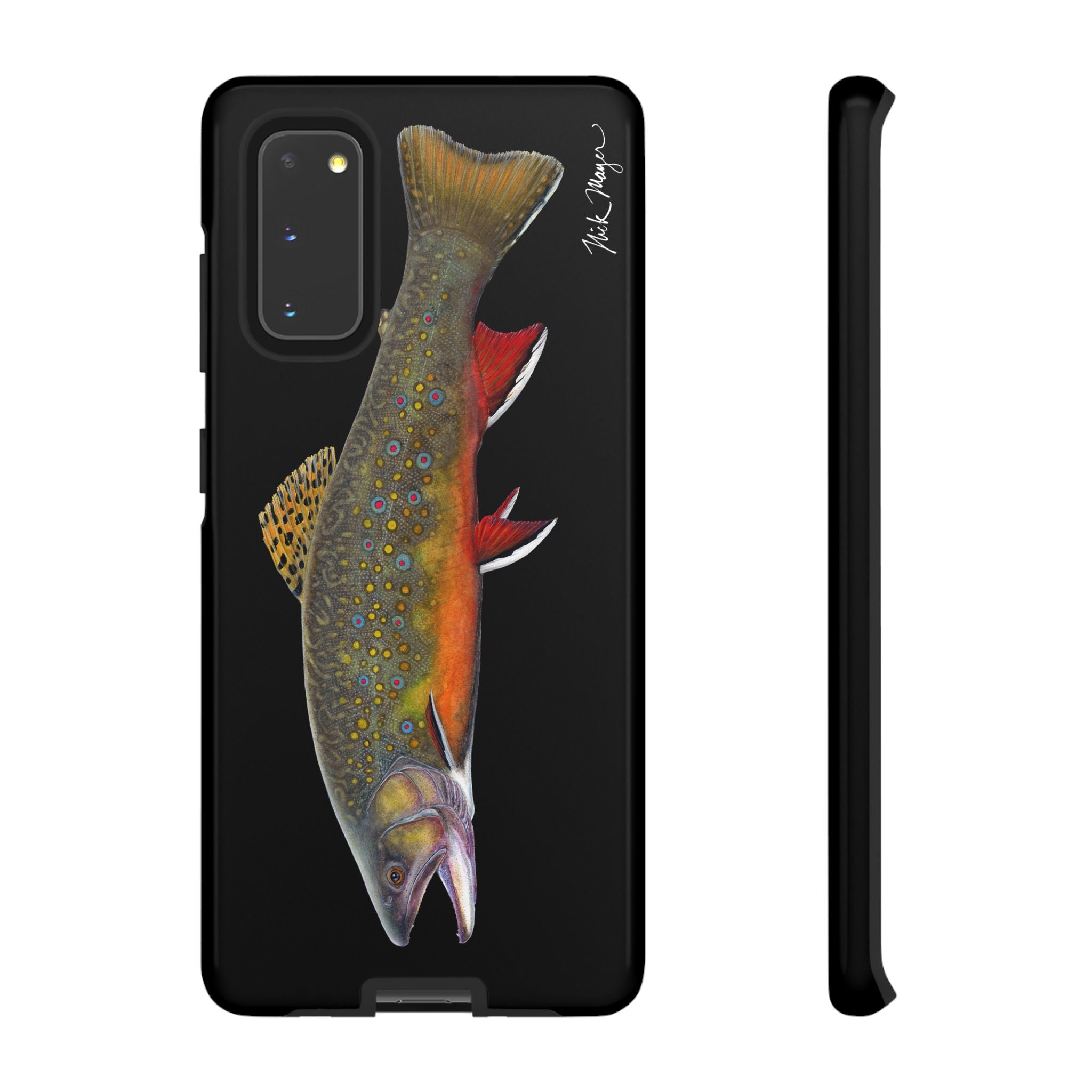 Brook Trout Black Phone Case (Samsung)