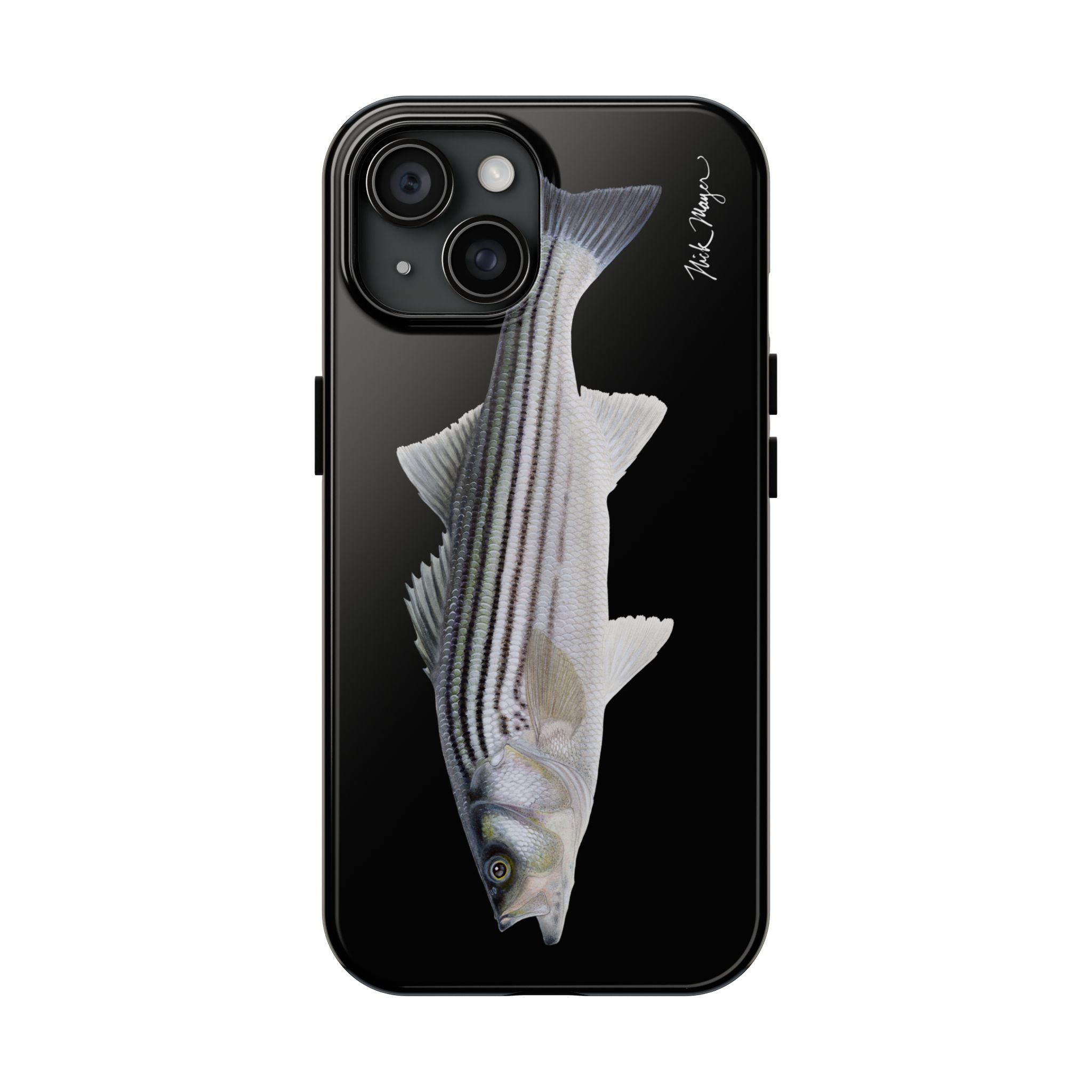 Schoolie Striper Black Phone Case (iPhone)