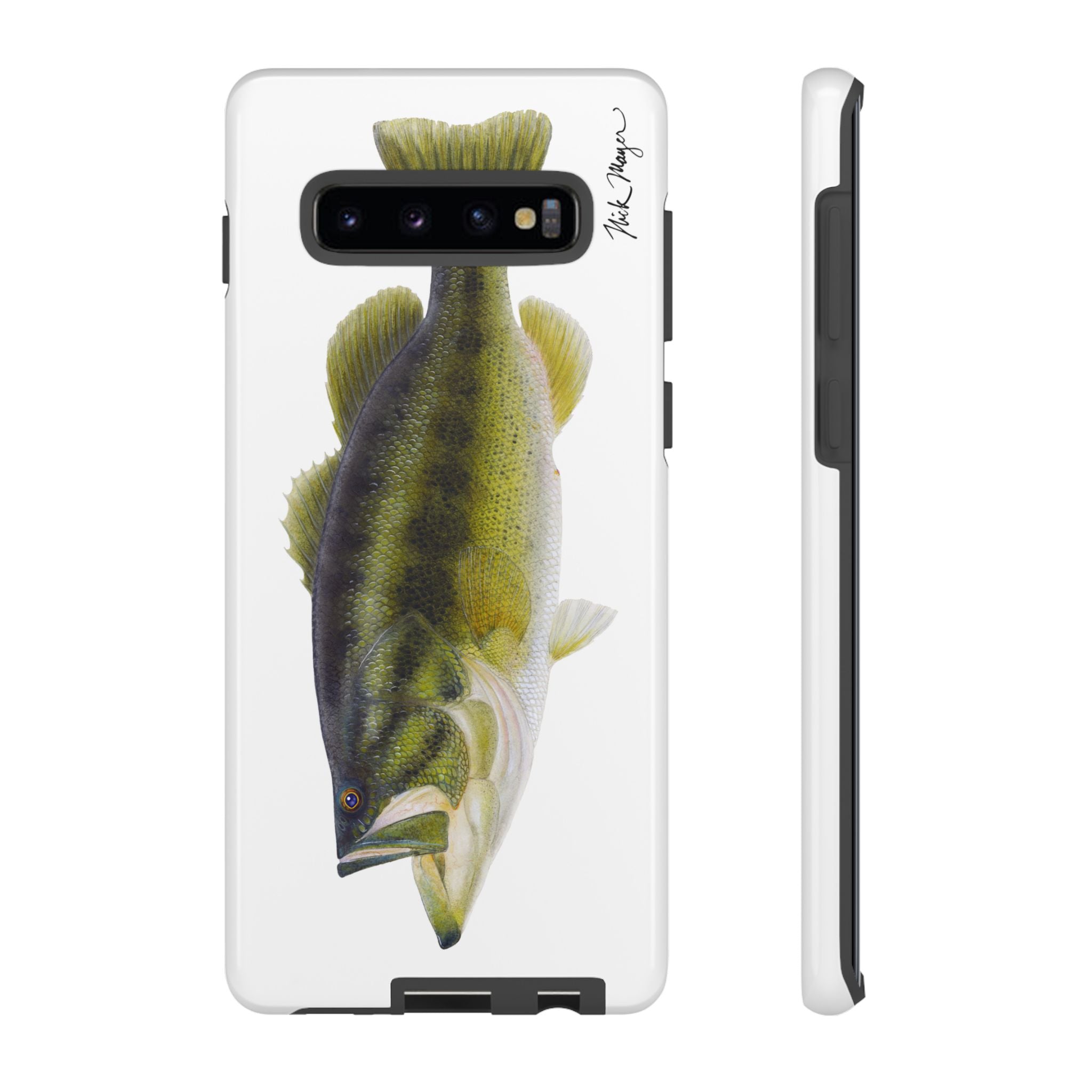 Largemouth Bass White Phone Case (Samsung)