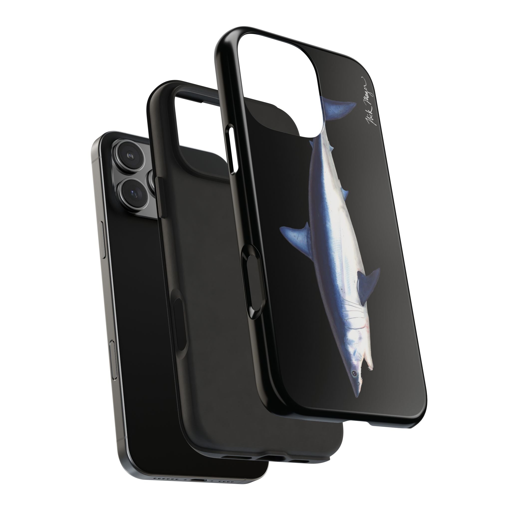 Mako Shark Black iPhone Case