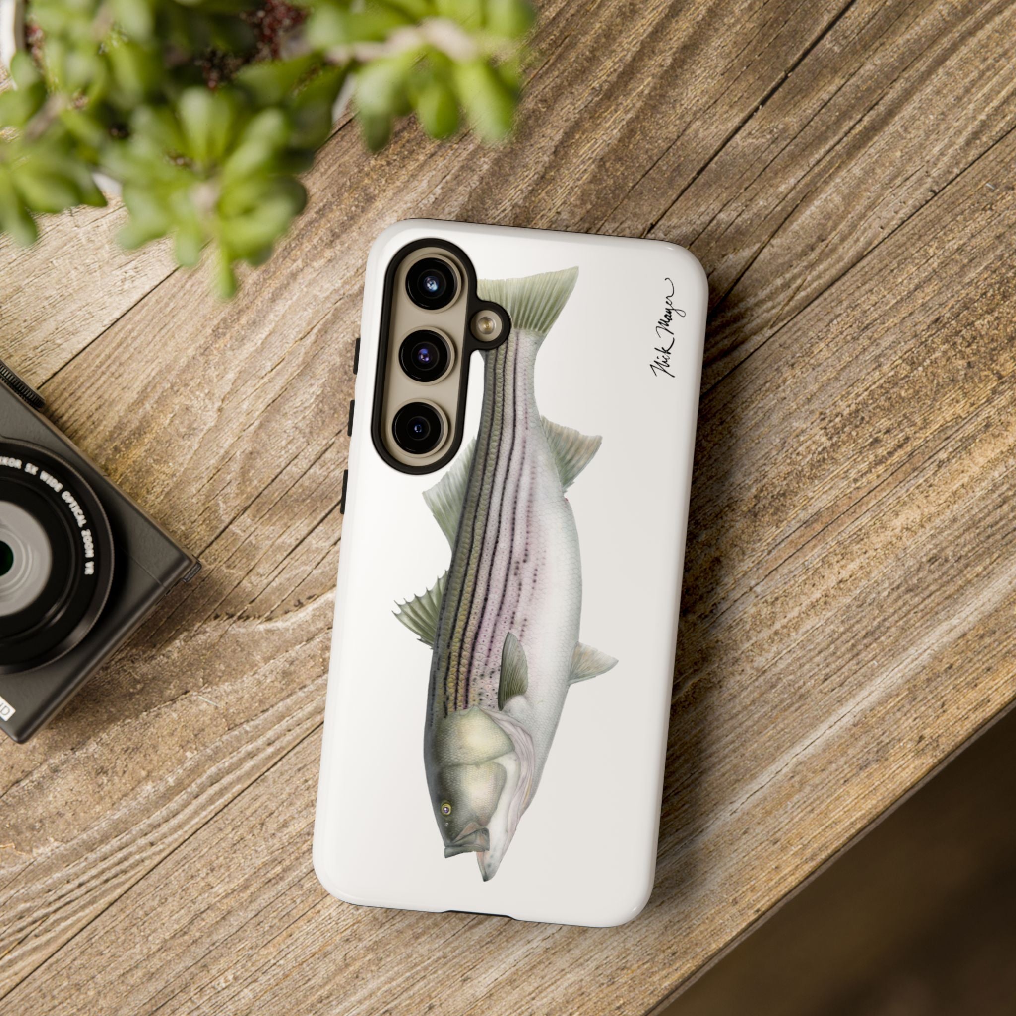 30 lb Striper White Phone Case (Samsung)