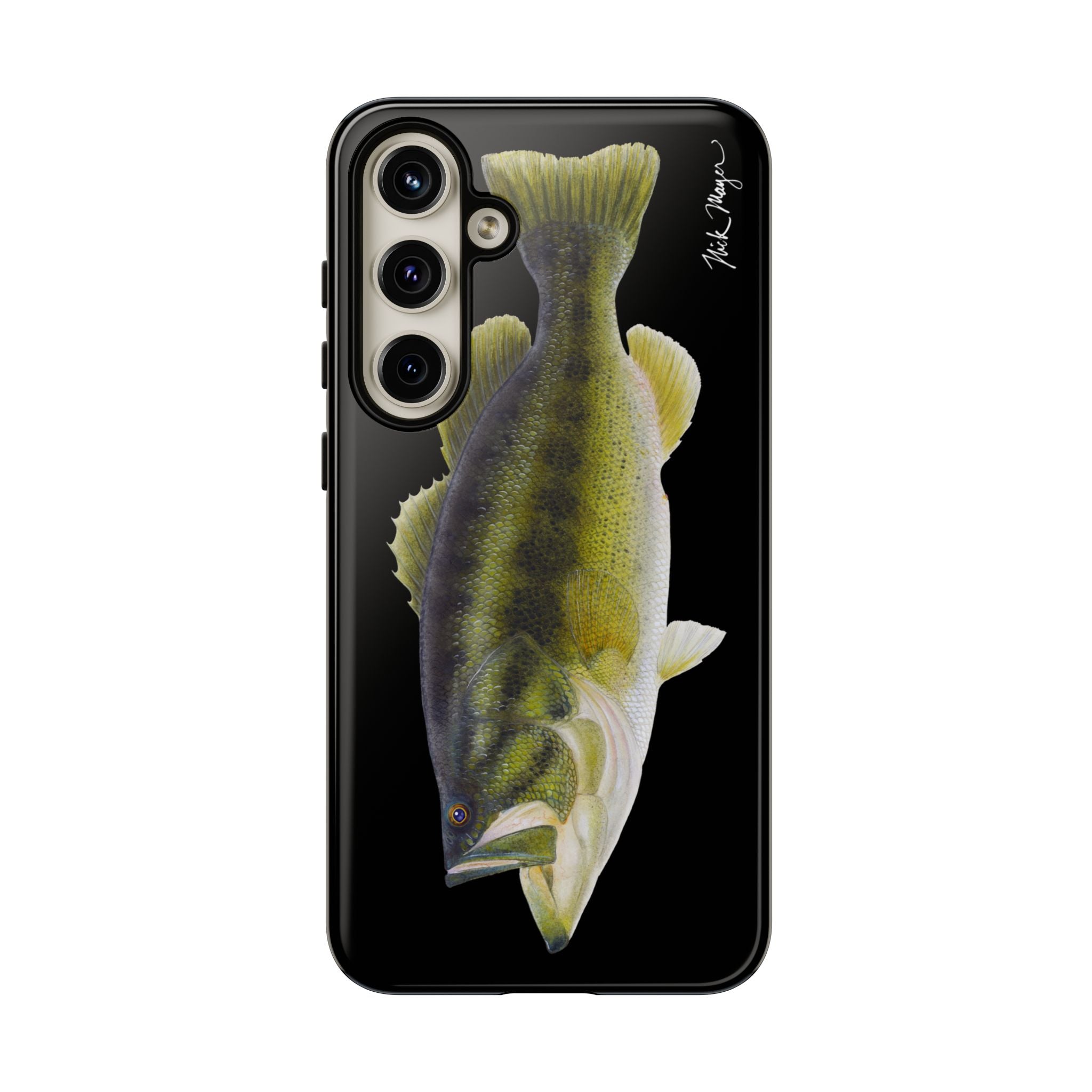 Largemouth Bass Black Phone Case (Samsung)