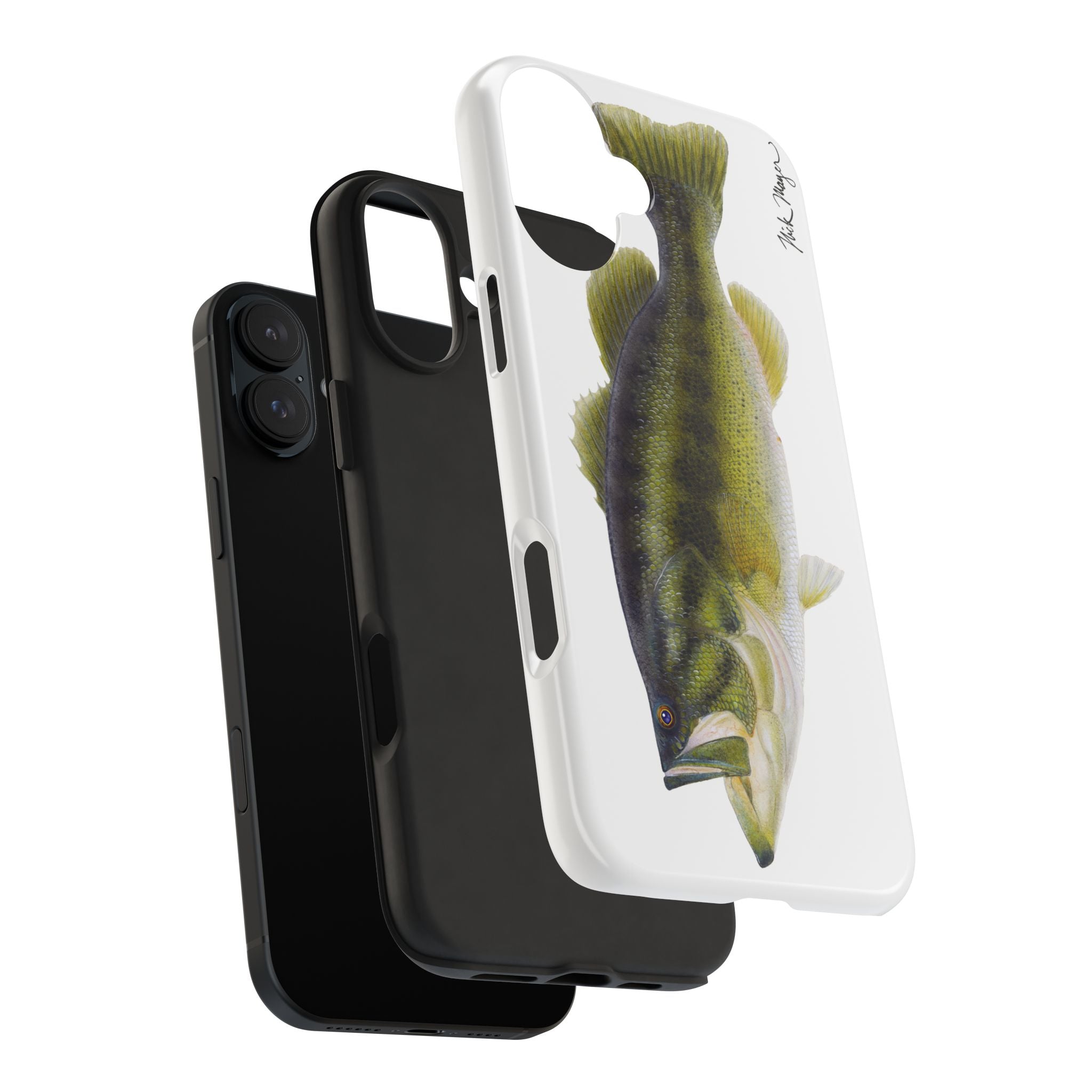 Largemouth Bass White Phone Case (iPhone)