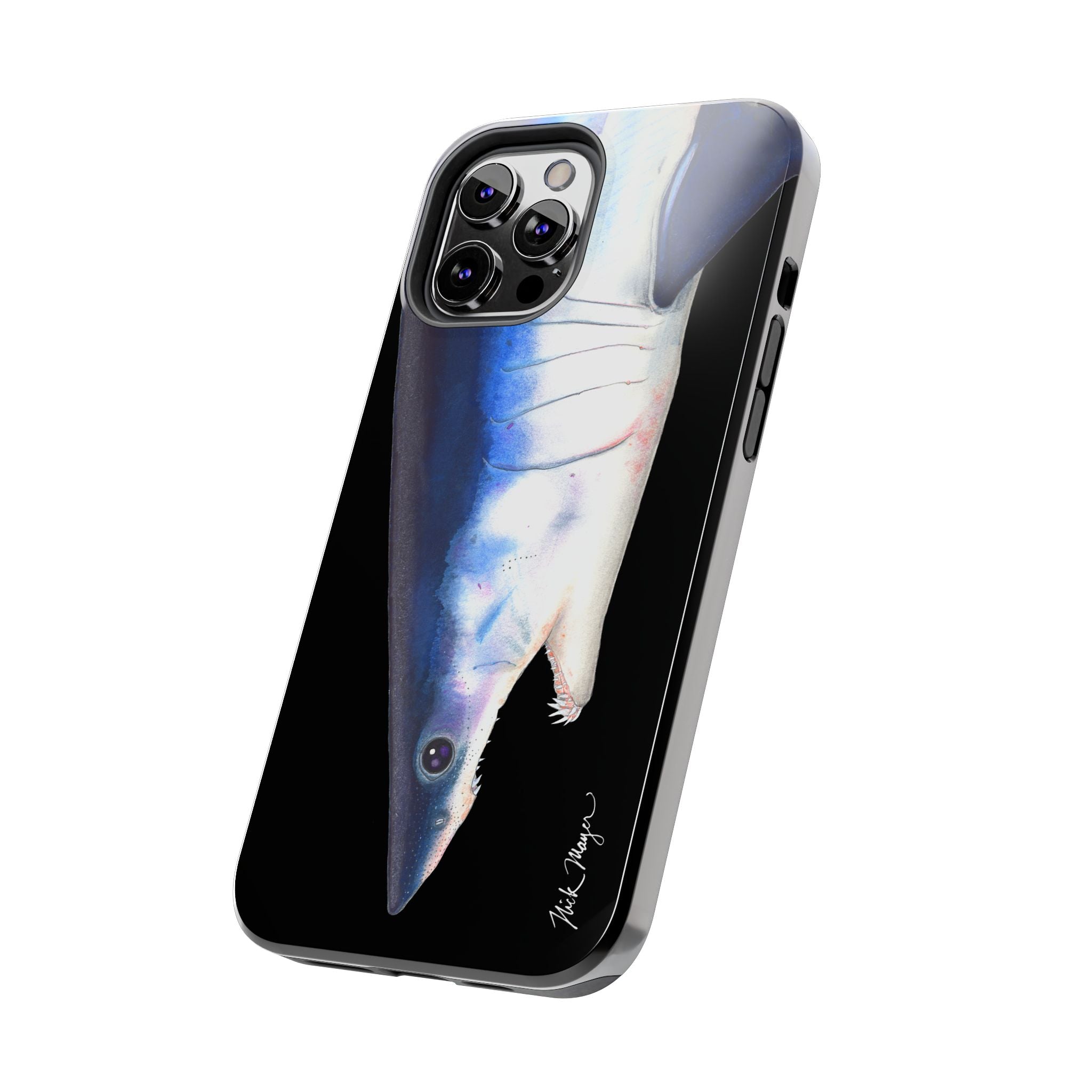 Mako Shark Face Black Case (iPhone)