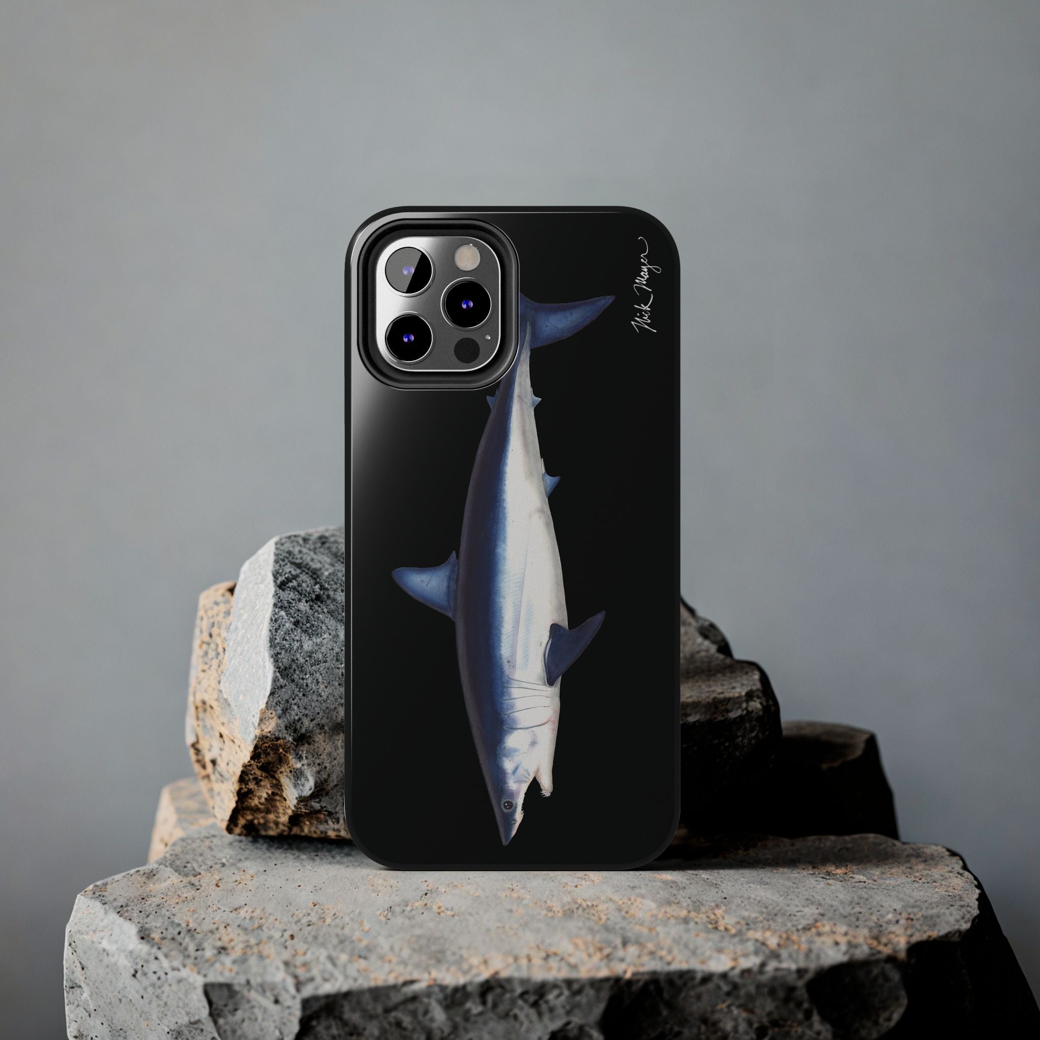 Mako Shark Black iPhone Case