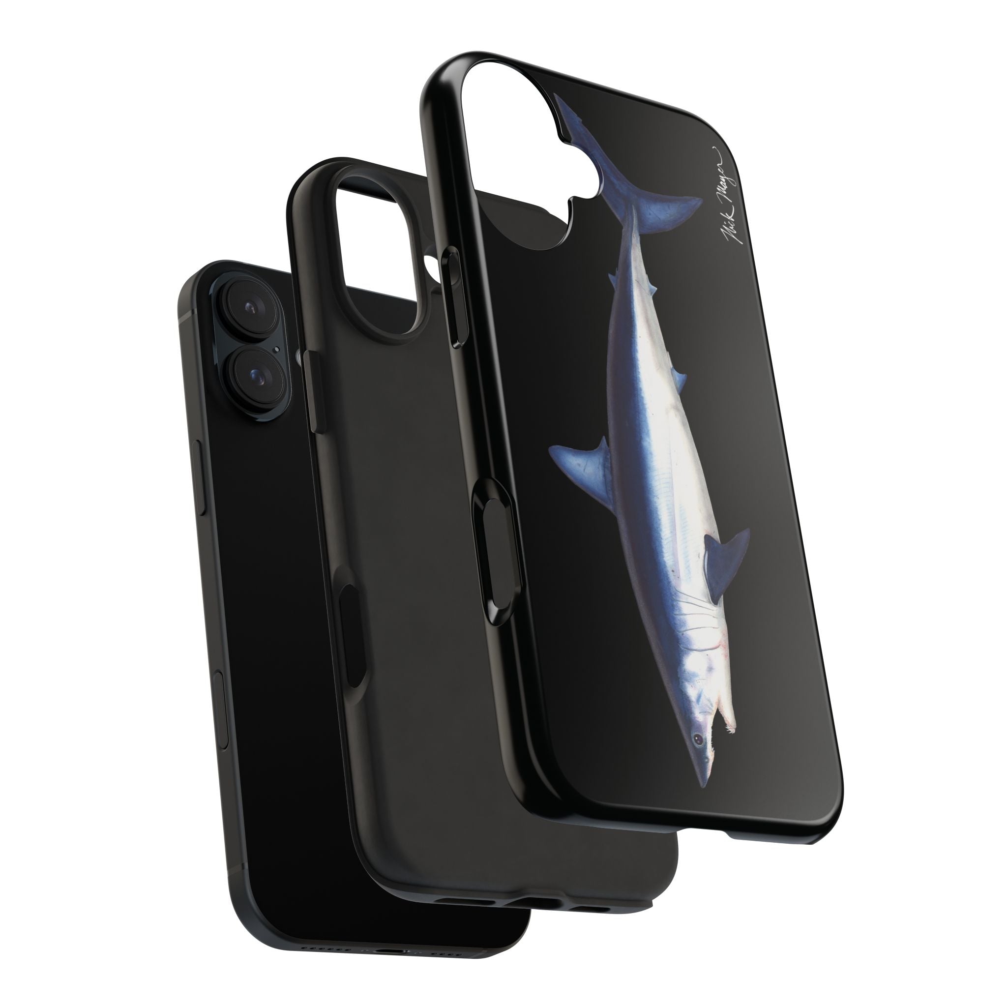 Mako Shark Black iPhone Case