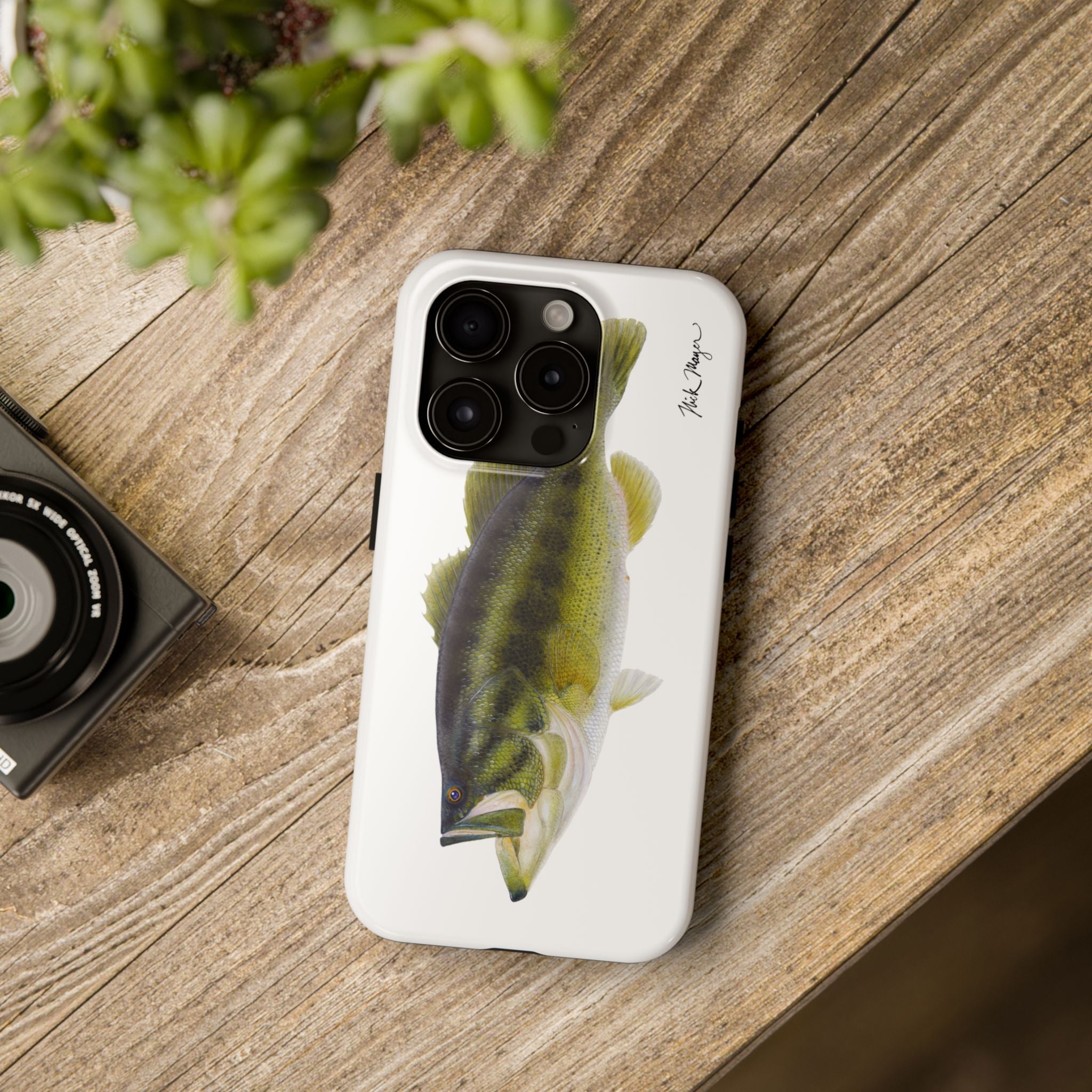 Largemouth Bass White Phone Case (iPhone)