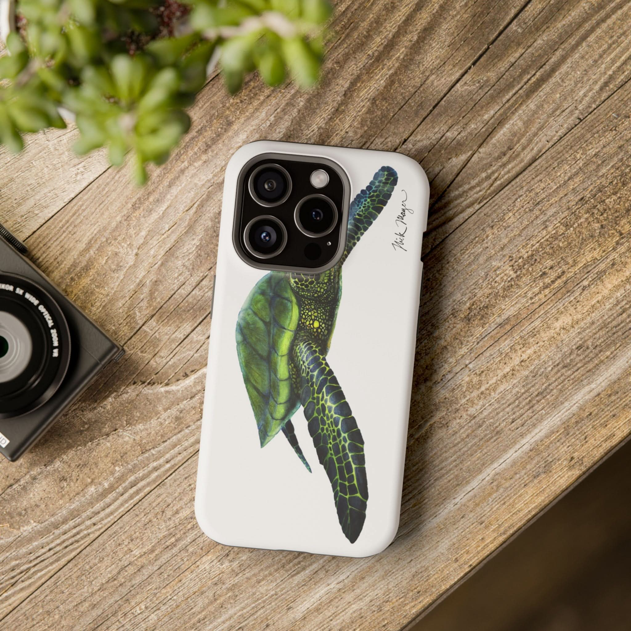 Green Sea Turtle MagSafe iPhone Case