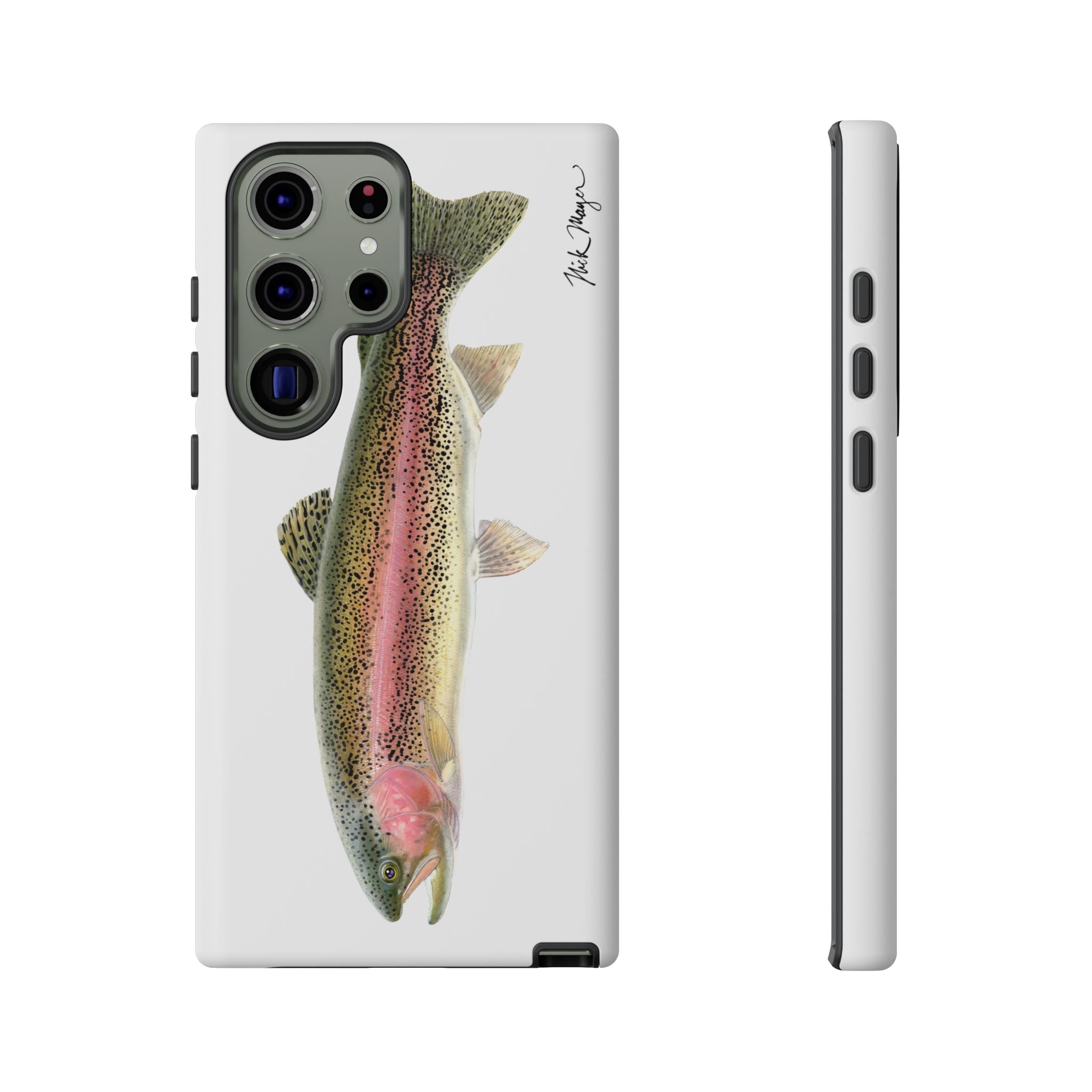 Rainbow Trout White Phone Case (Samsung)