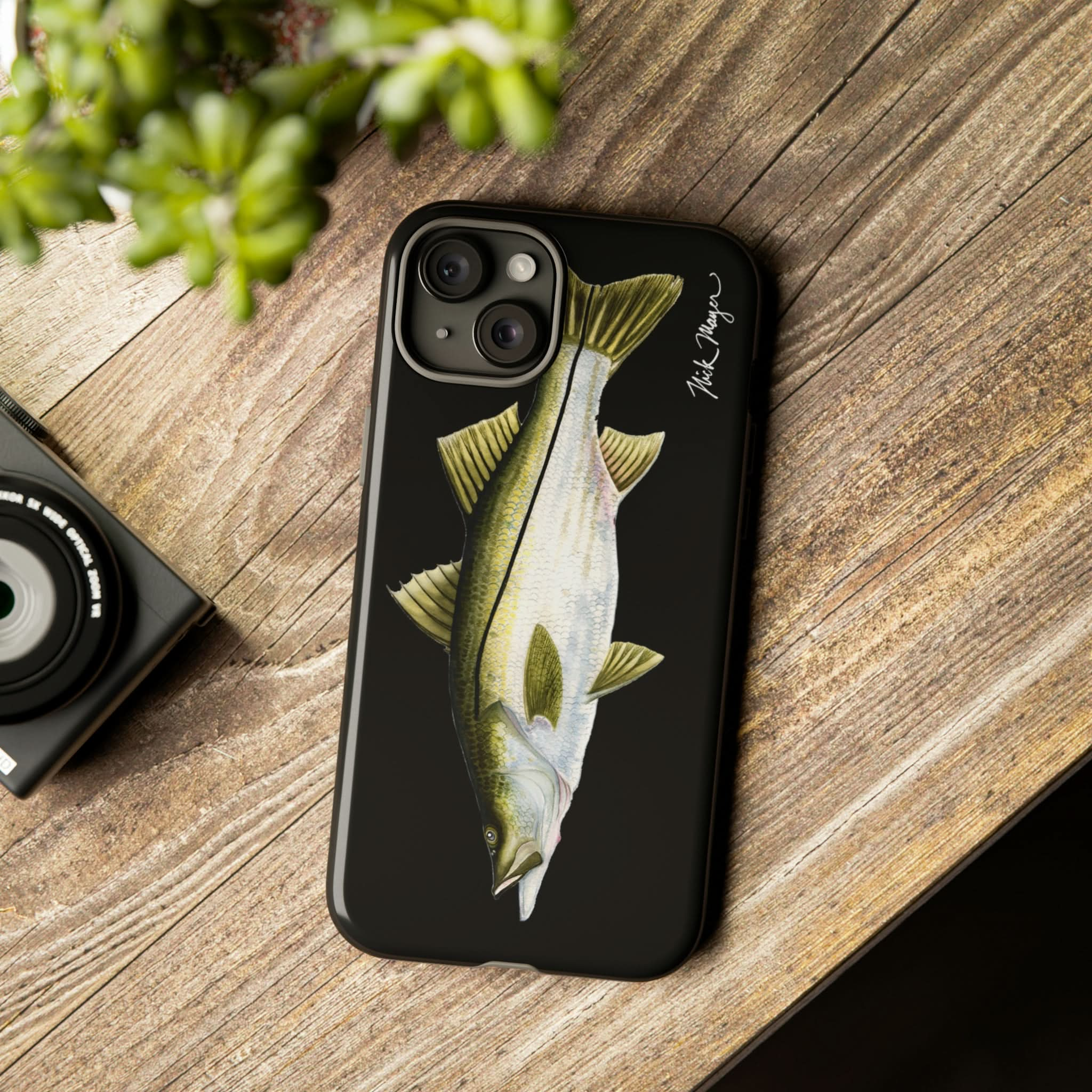 Snook Black iPhone 15 Case