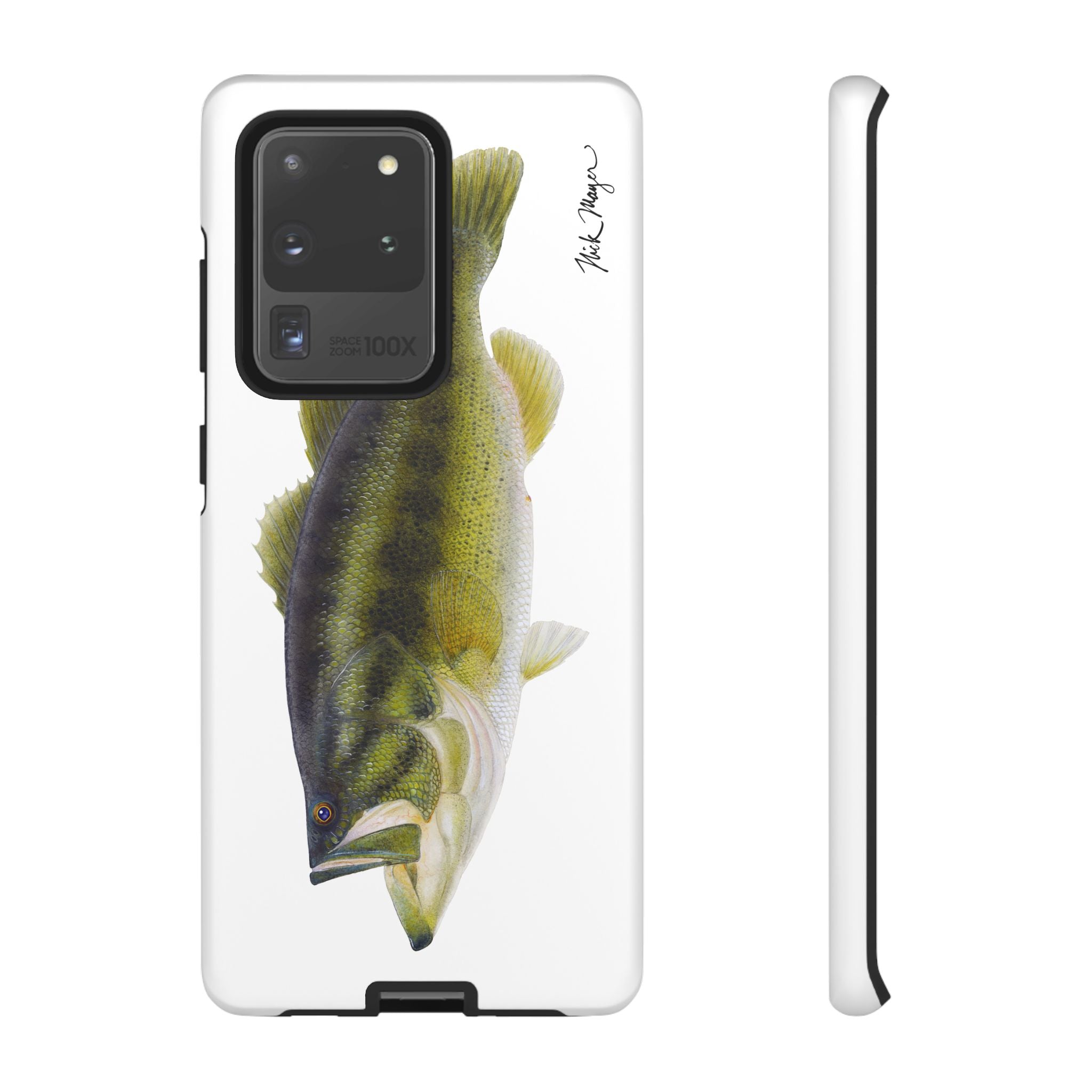 Largemouth Bass White Phone Case (Samsung)