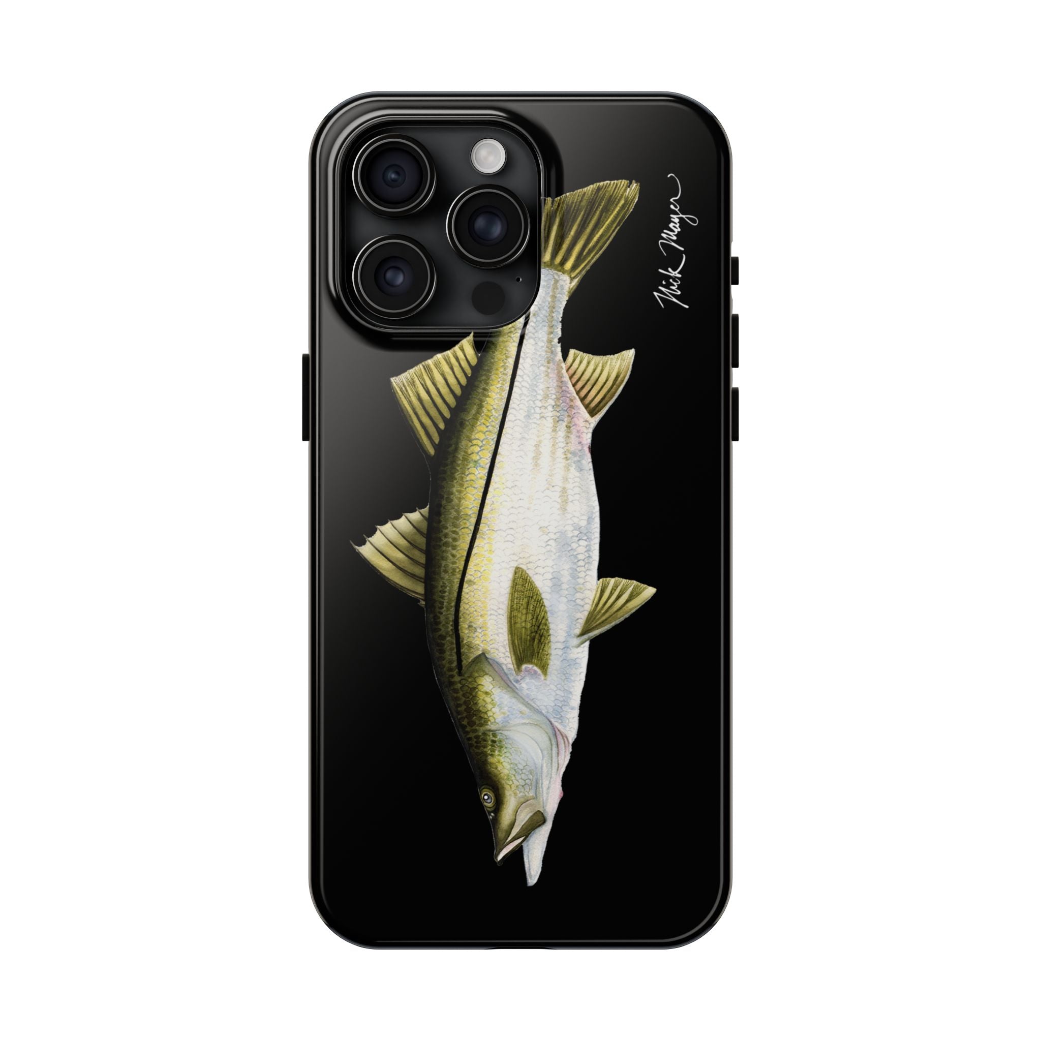 Snook Black Phone Case (iPhone)