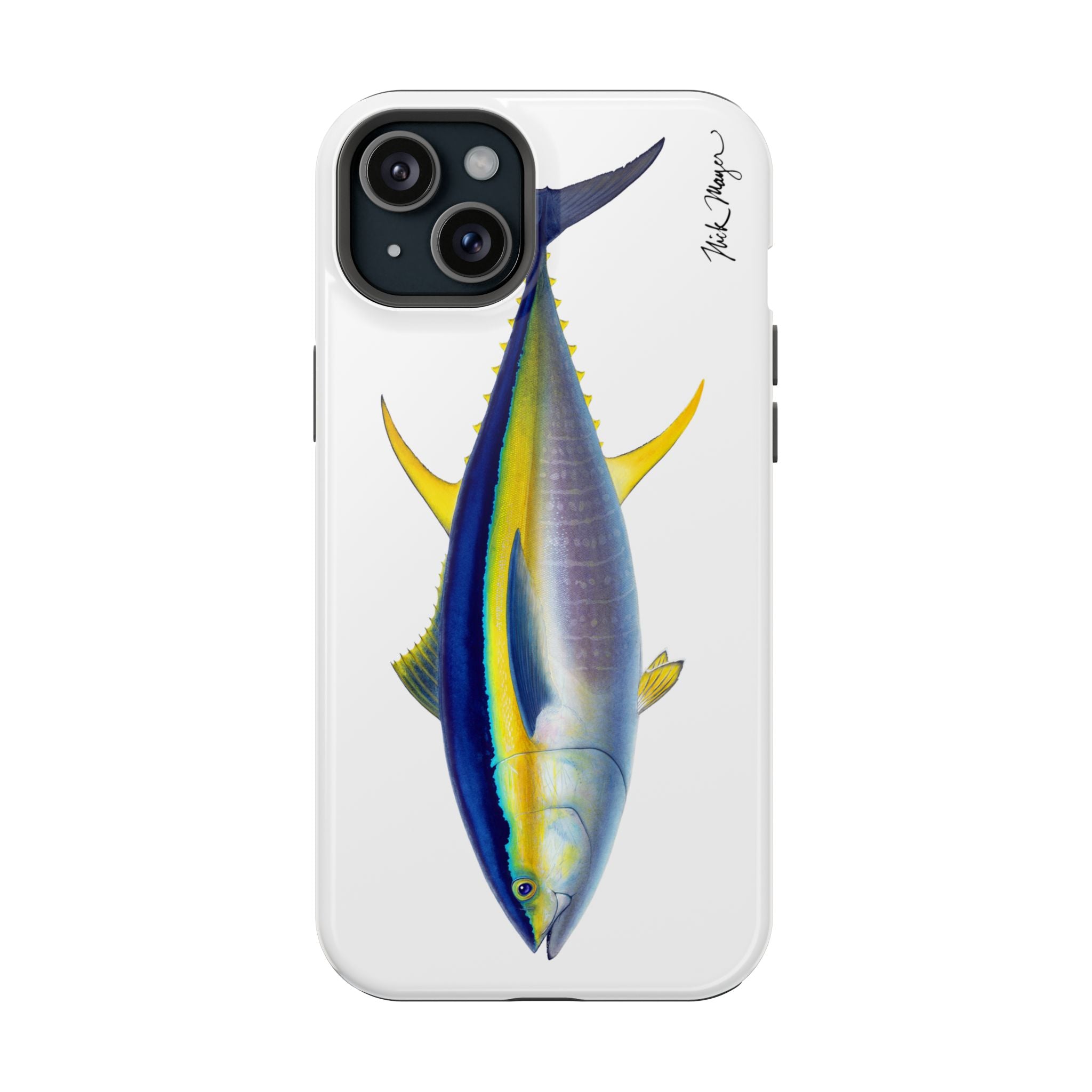 Yellowfin Tuna MagSafe White iPhone Case