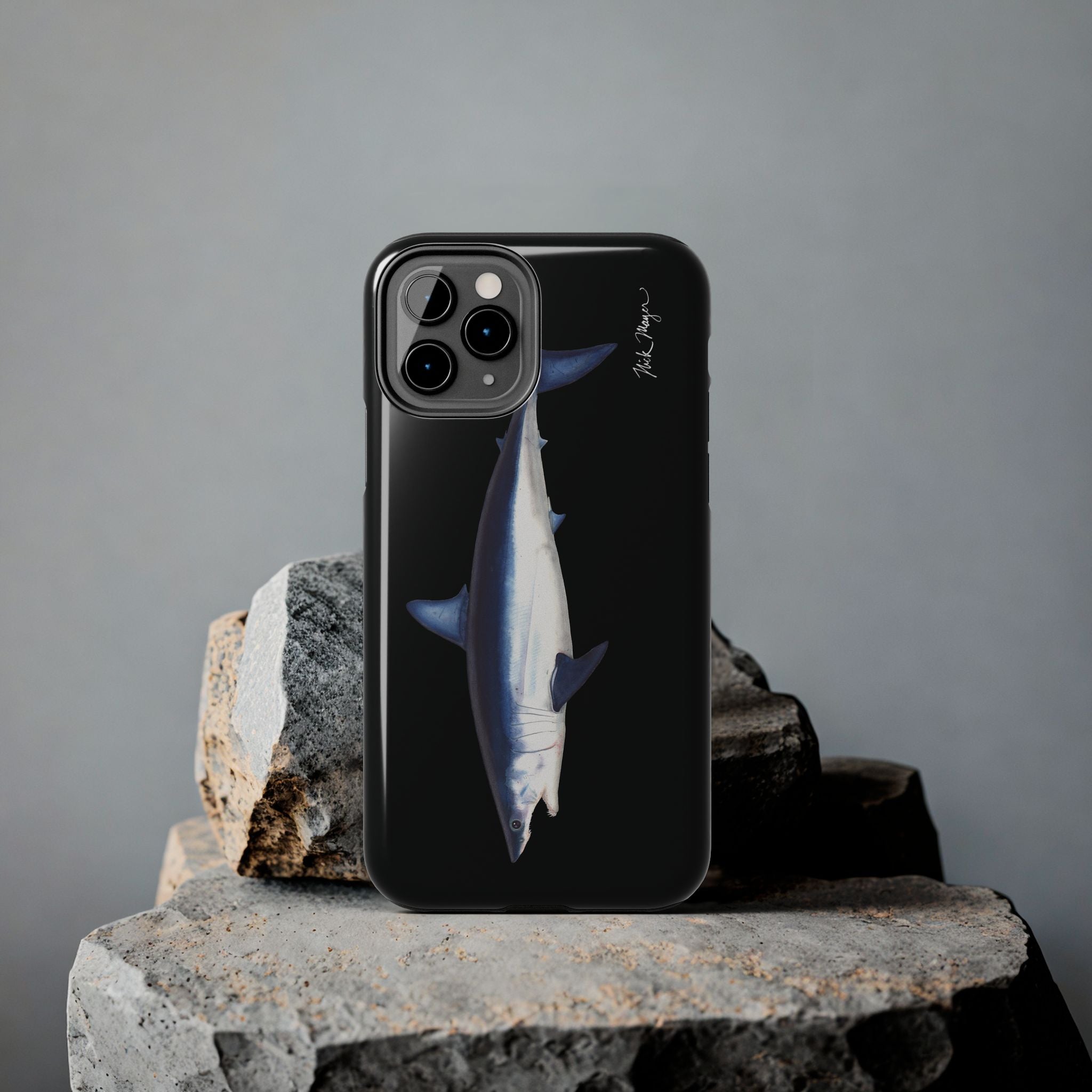 Mako Shark Black iPhone Case