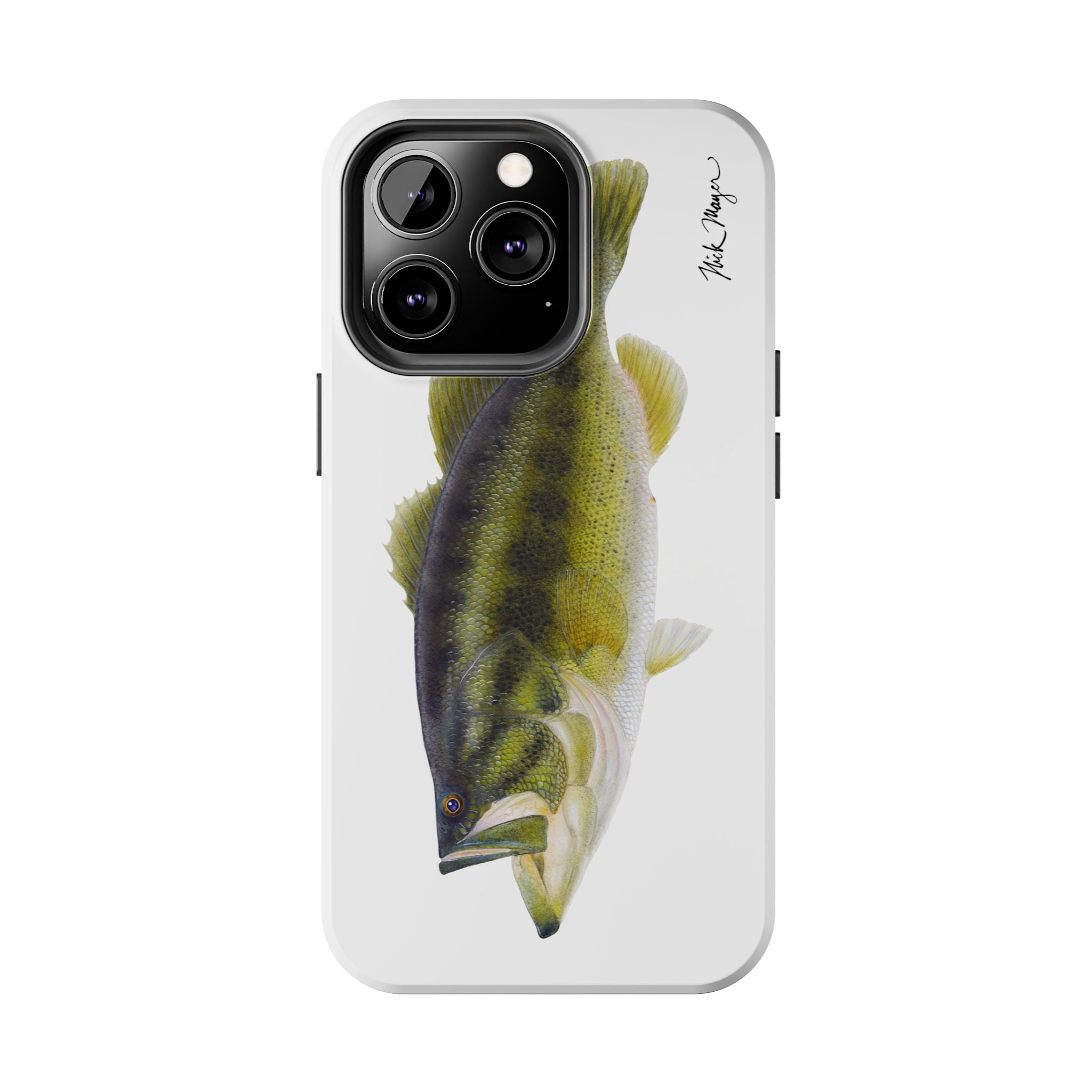 Largemouth Bass White Phone Case (iPhone)