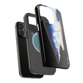 Mako Shark Face MagSafe Black iPhone Case