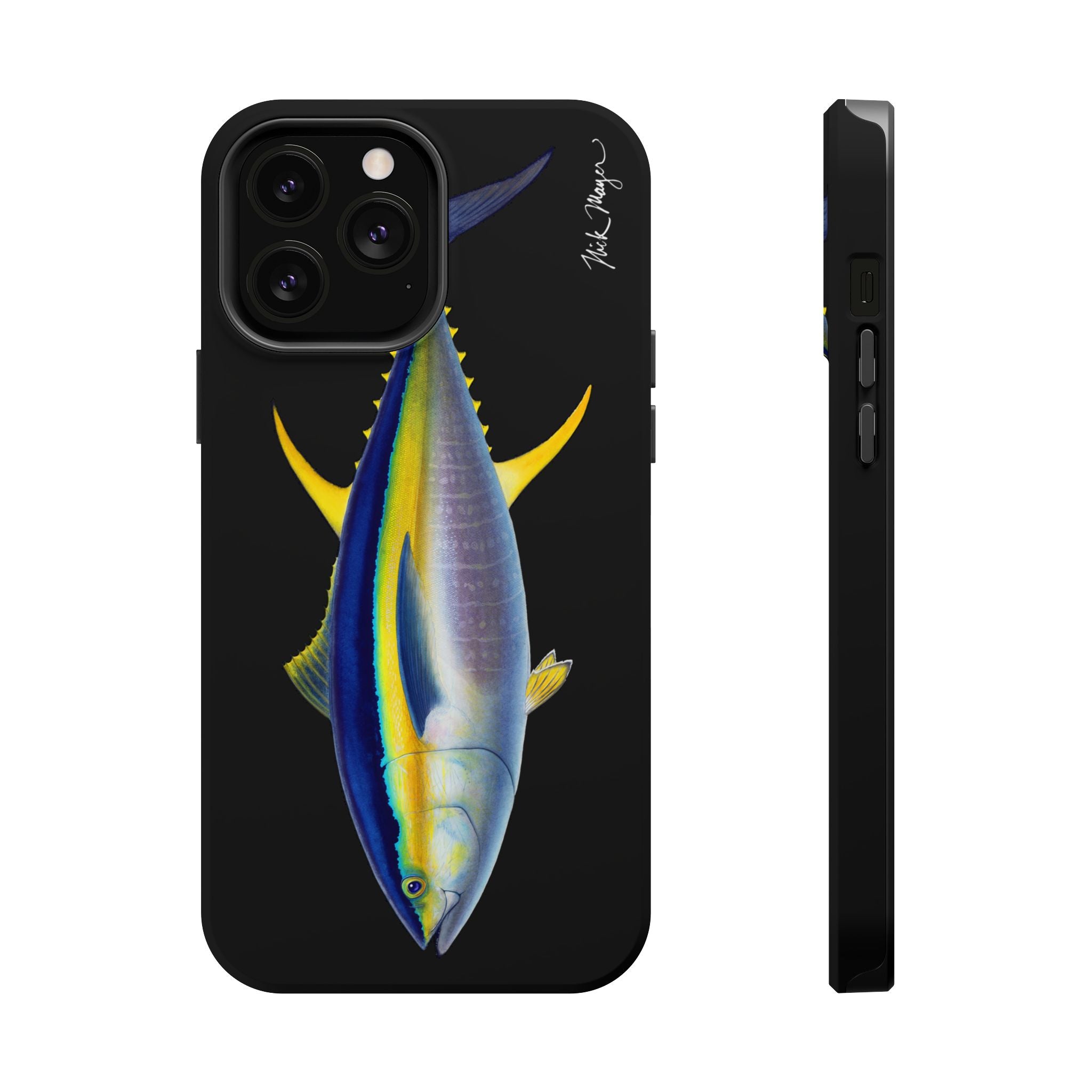 Yellowfin Tuna MagSafe Black iPhone Case