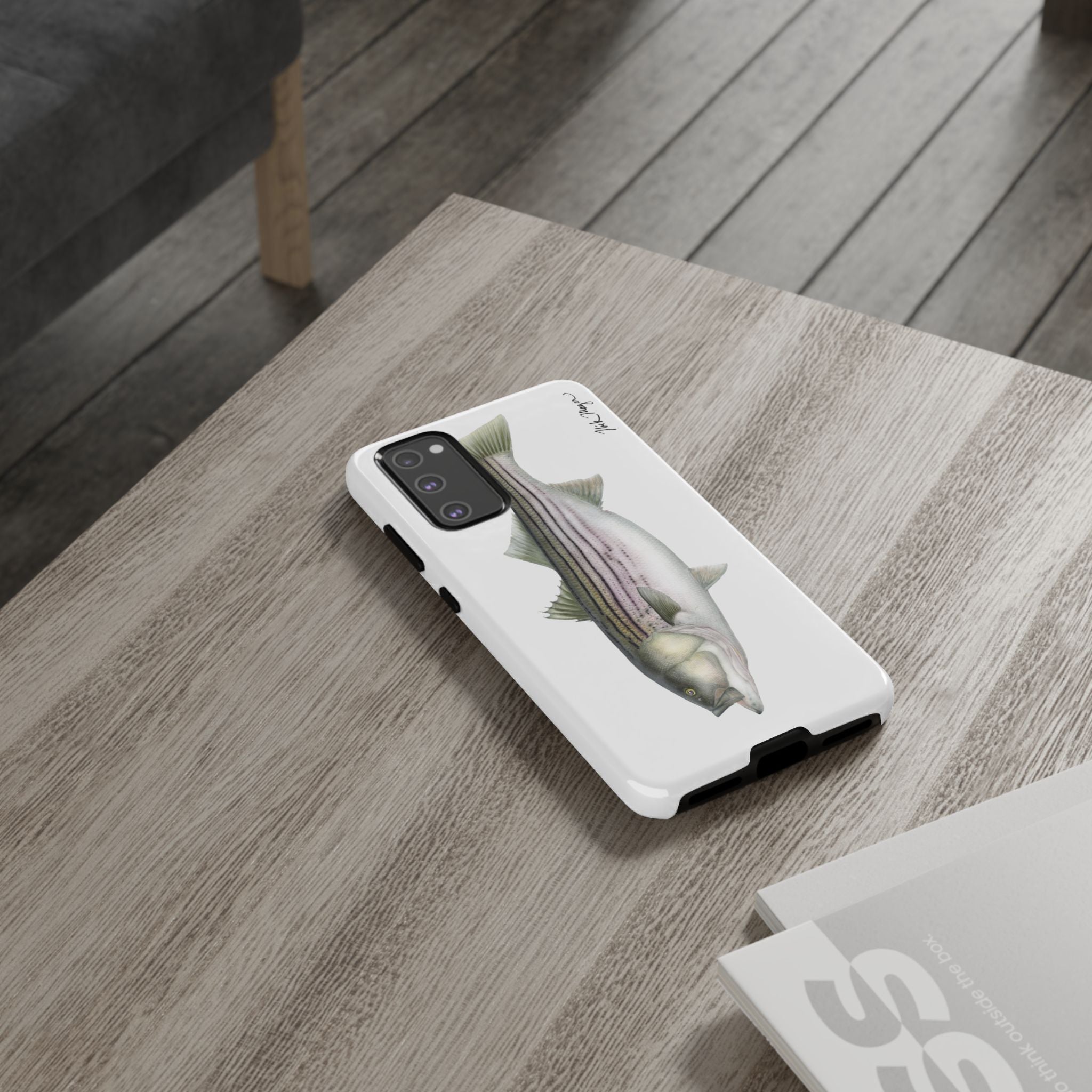 30 lb Striper White Phone Case (Samsung)