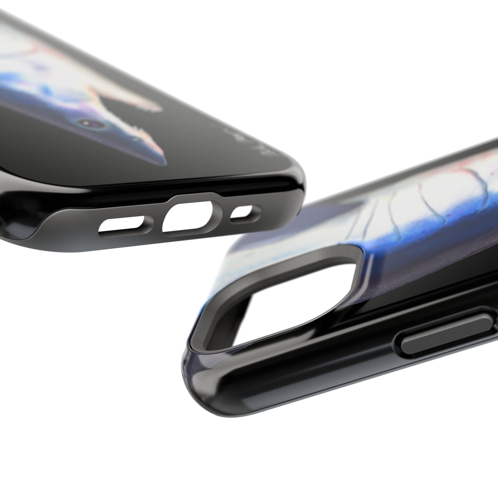 Mako Shark Face MagSafe Black iPhone Case