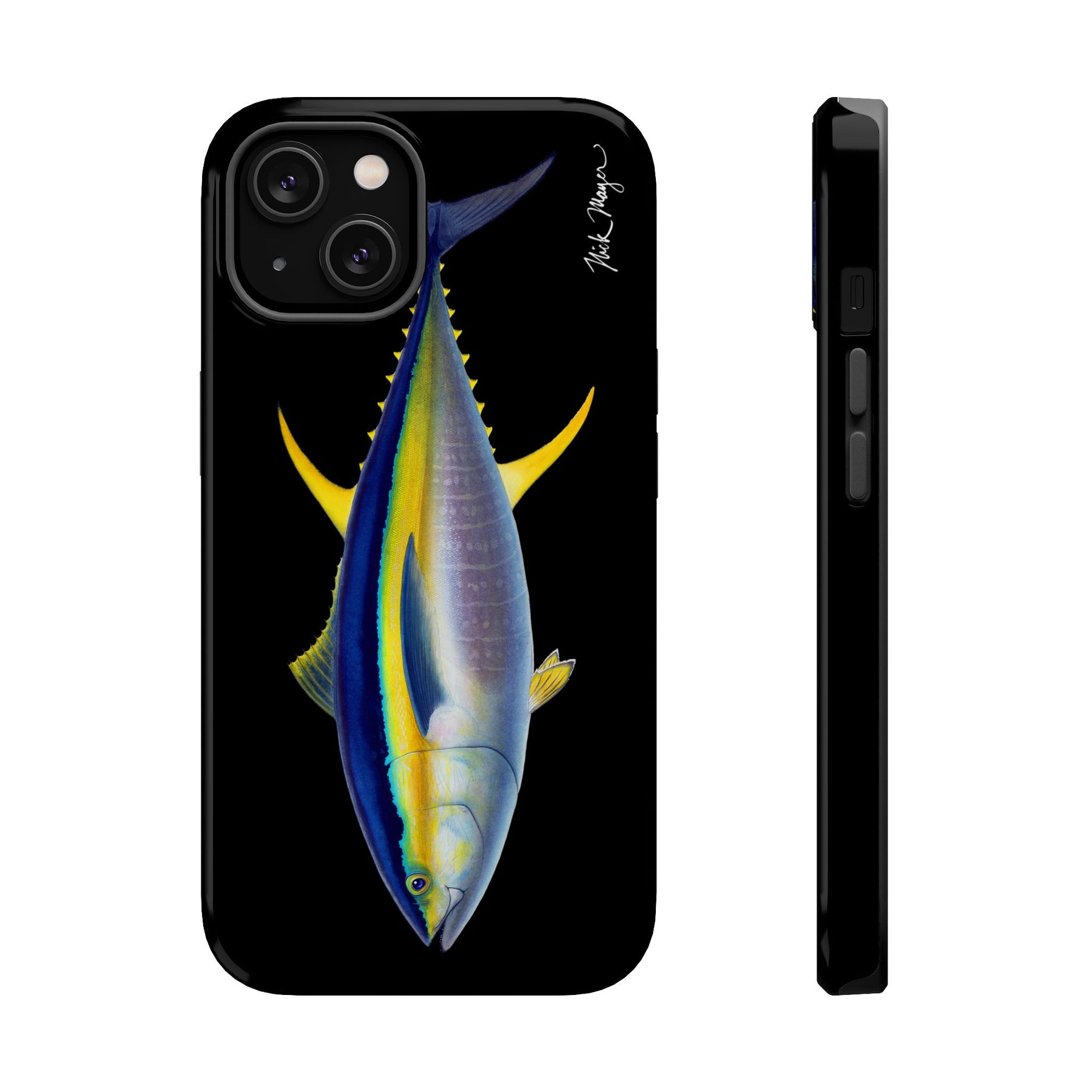 Yellowfin Tuna MagSafe Black iPhone Case