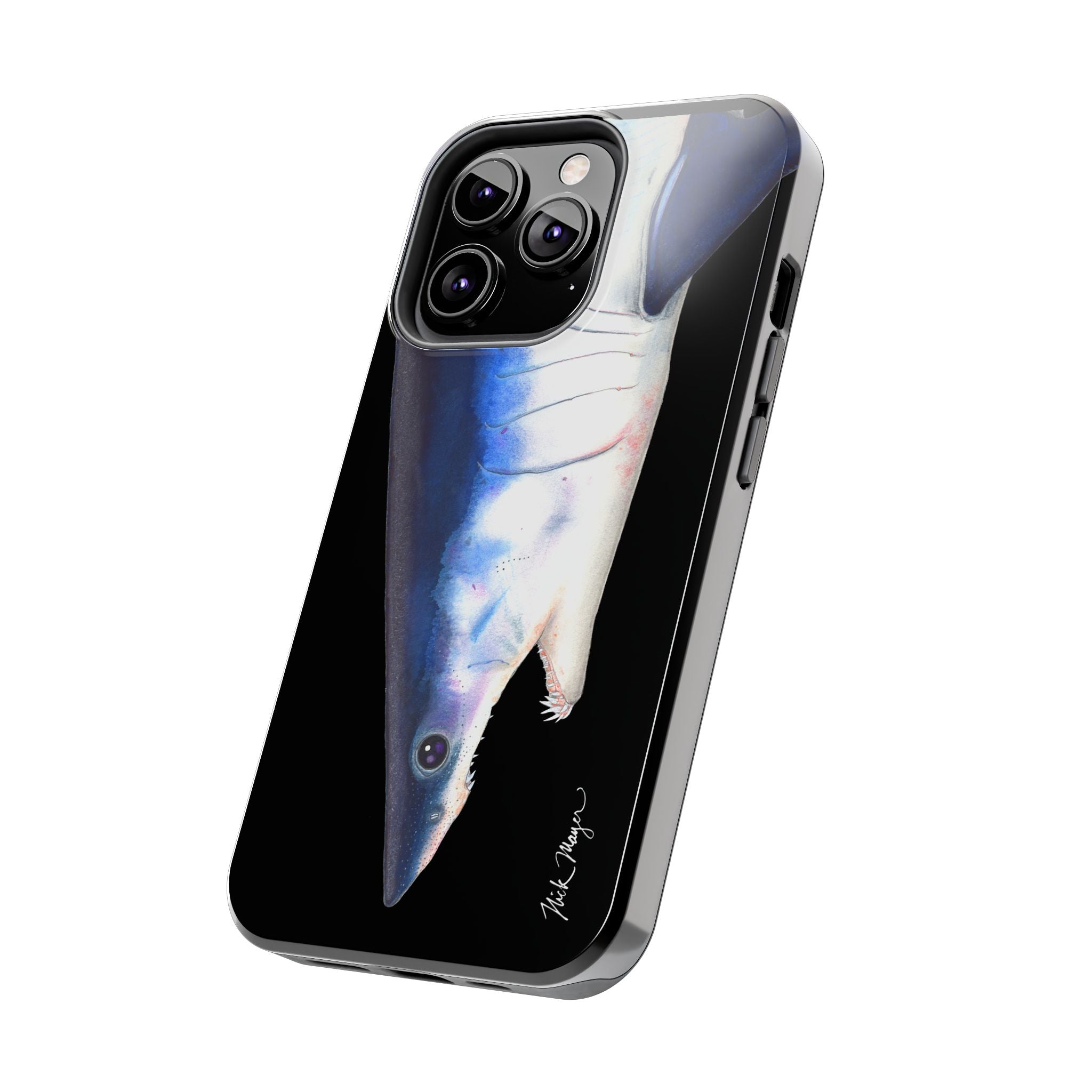 Mako Shark Face Black Case (iPhone)