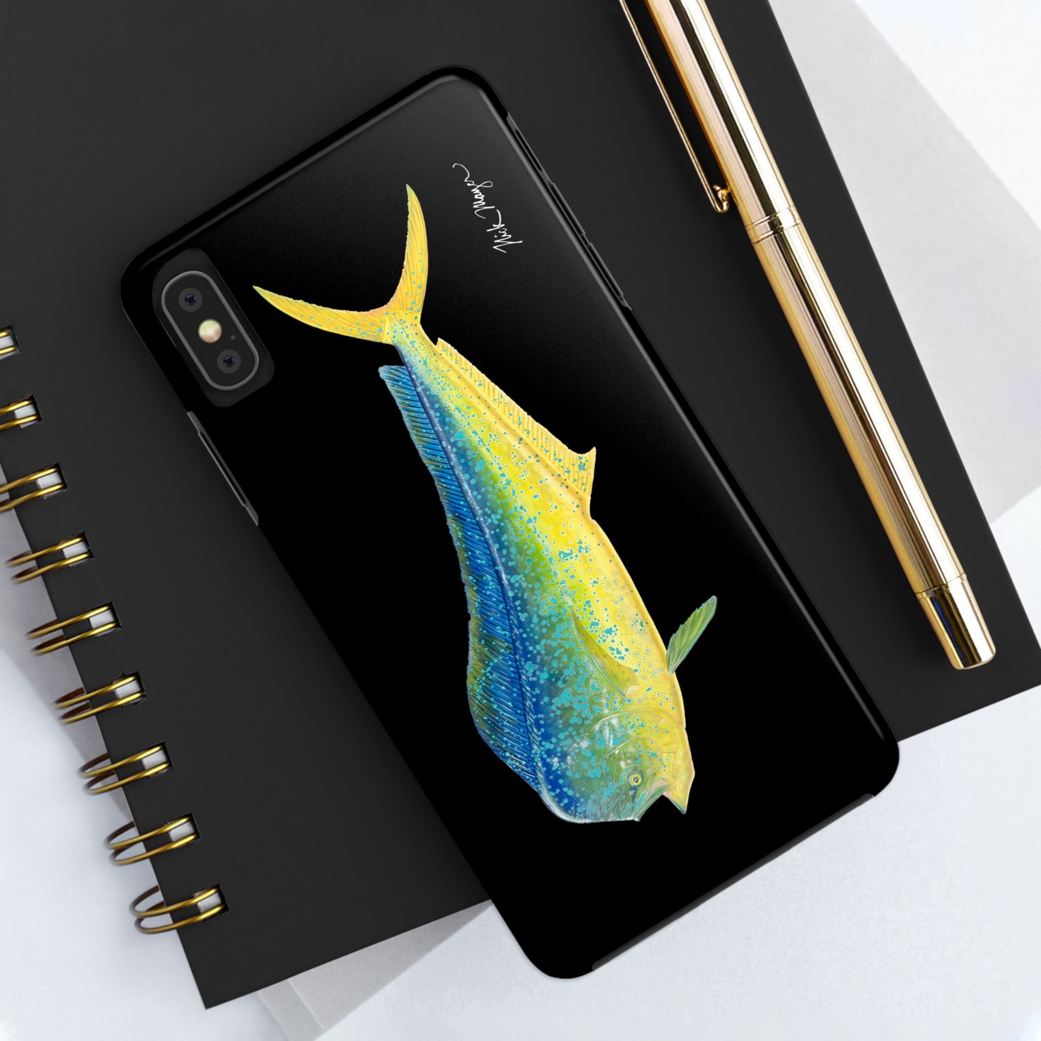 Bull Mahi Black Phone Case (iPhone)