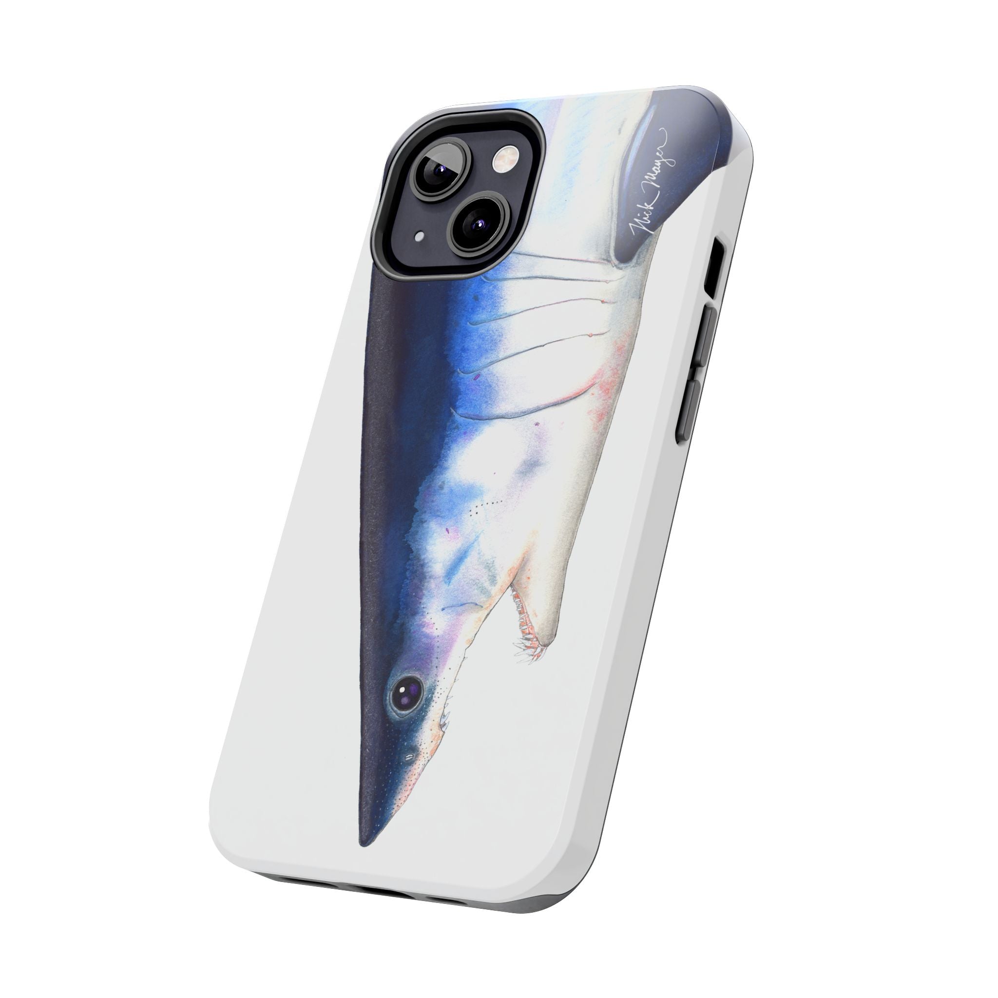 Mako Shark Face White Phone Case (iPhone)