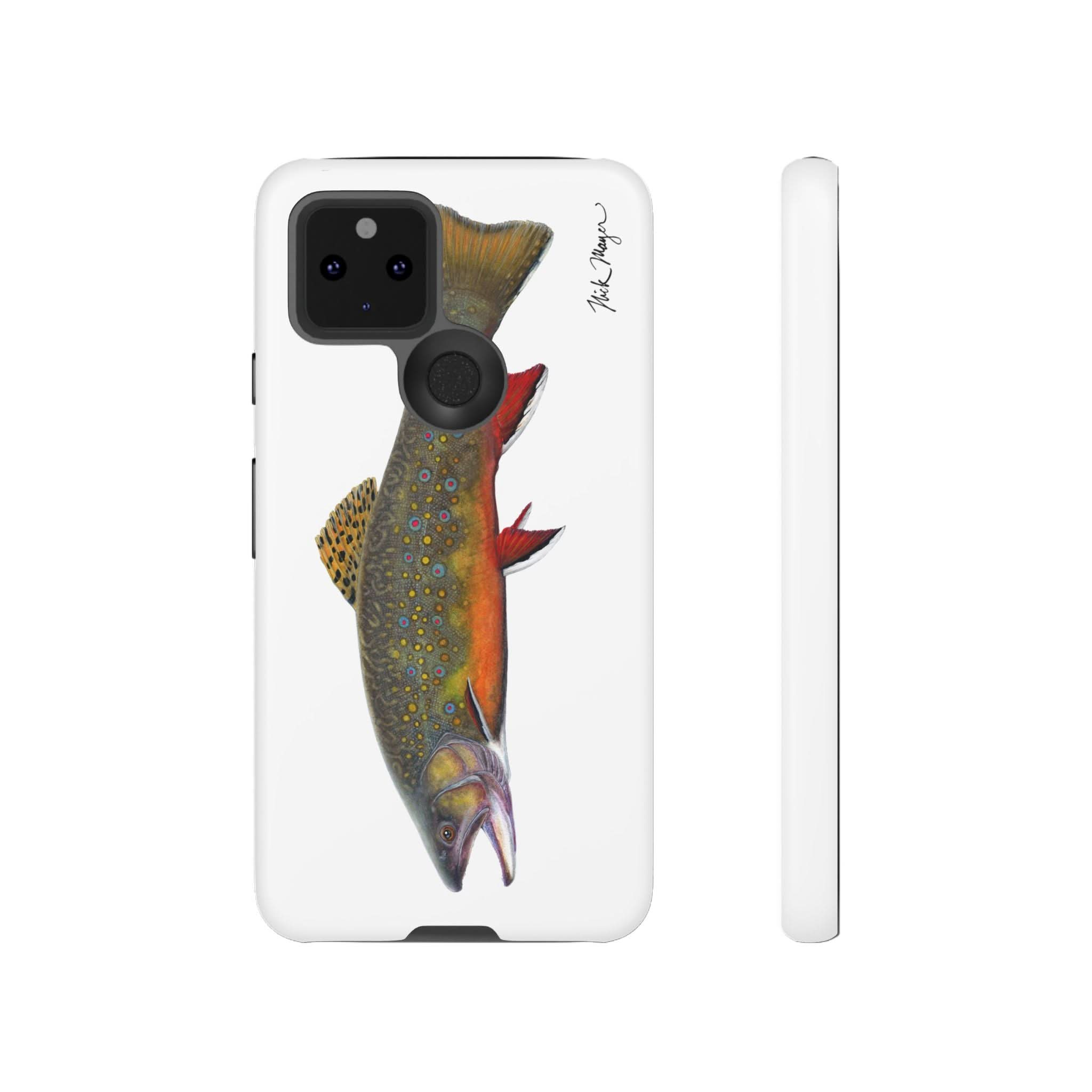 Brook Trout White Phone Case (Samsung)