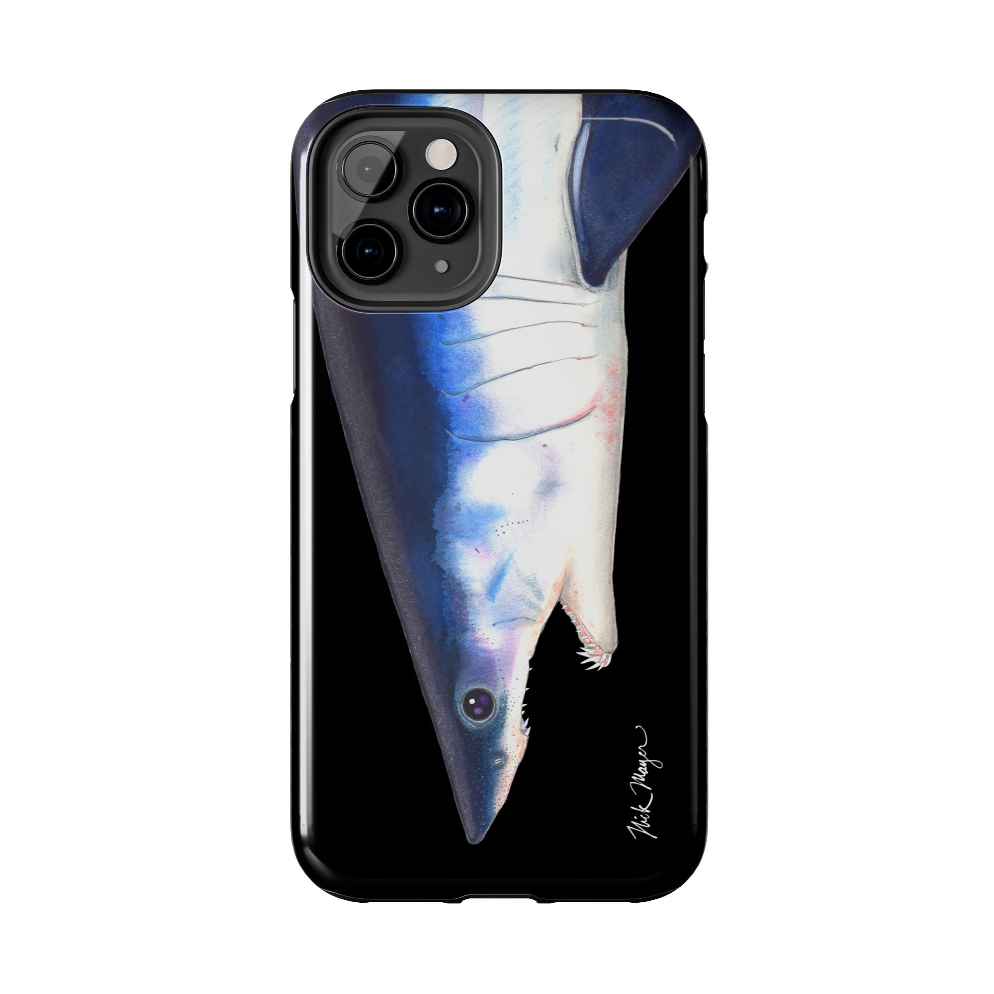 Mako Shark Face Black Case (iPhone)