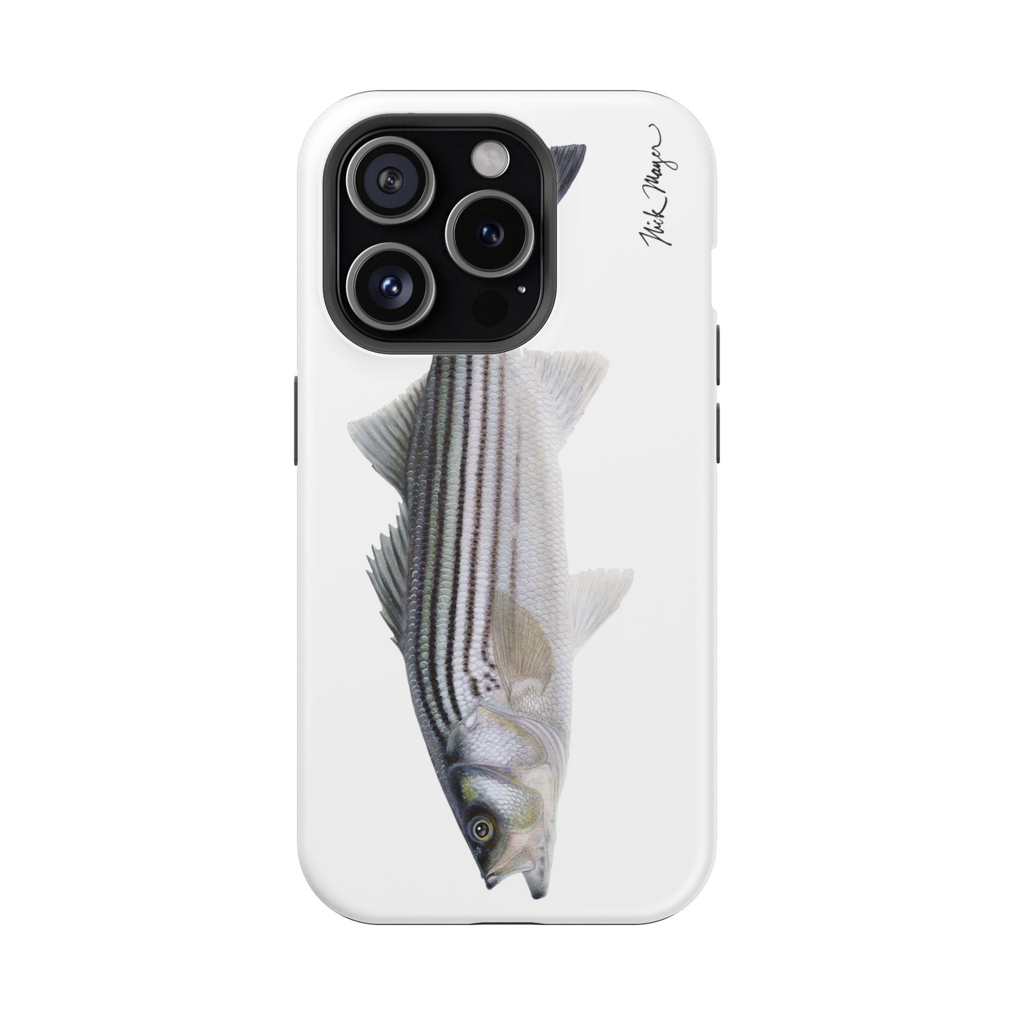 Schoolie Striper MagSafe White iPhone Case