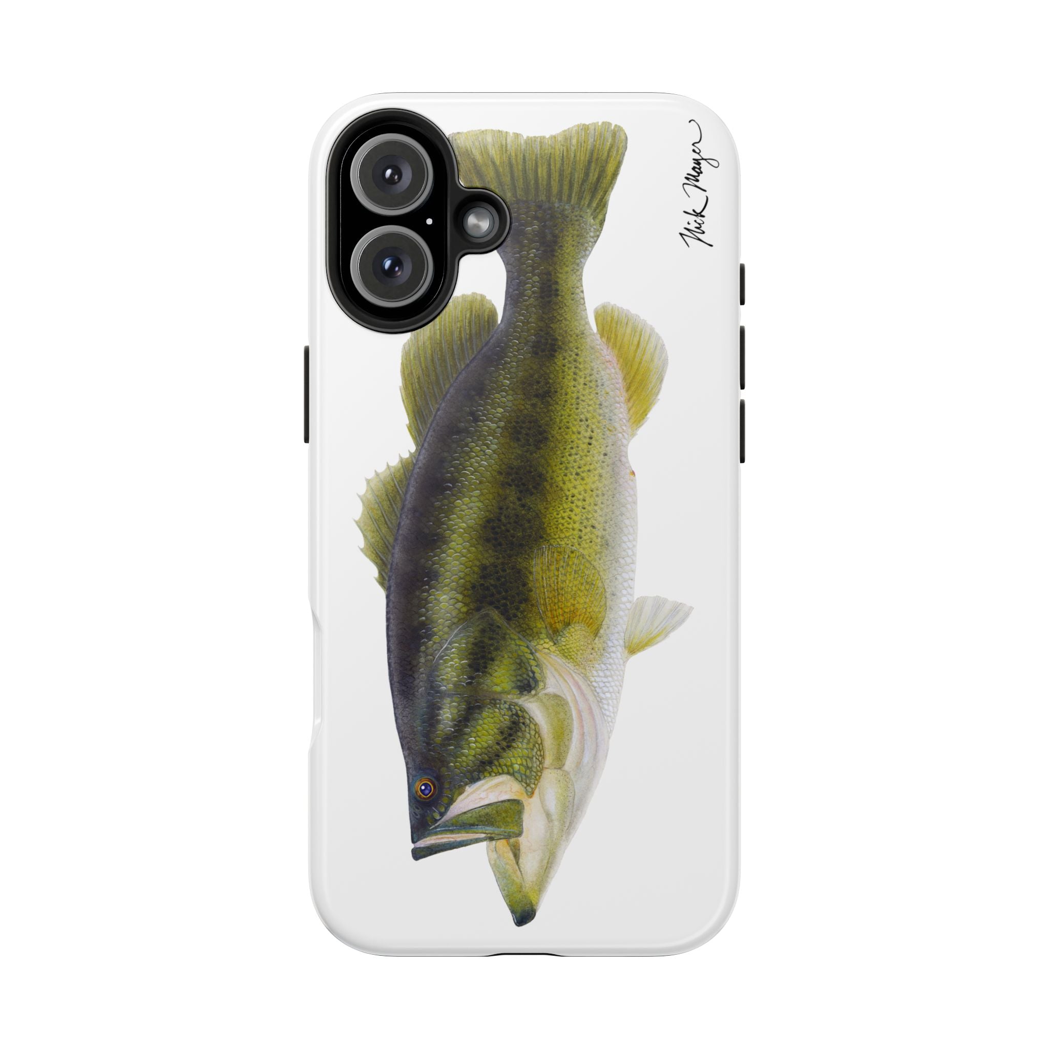 Largemouth Bass White Phone Case (iPhone)