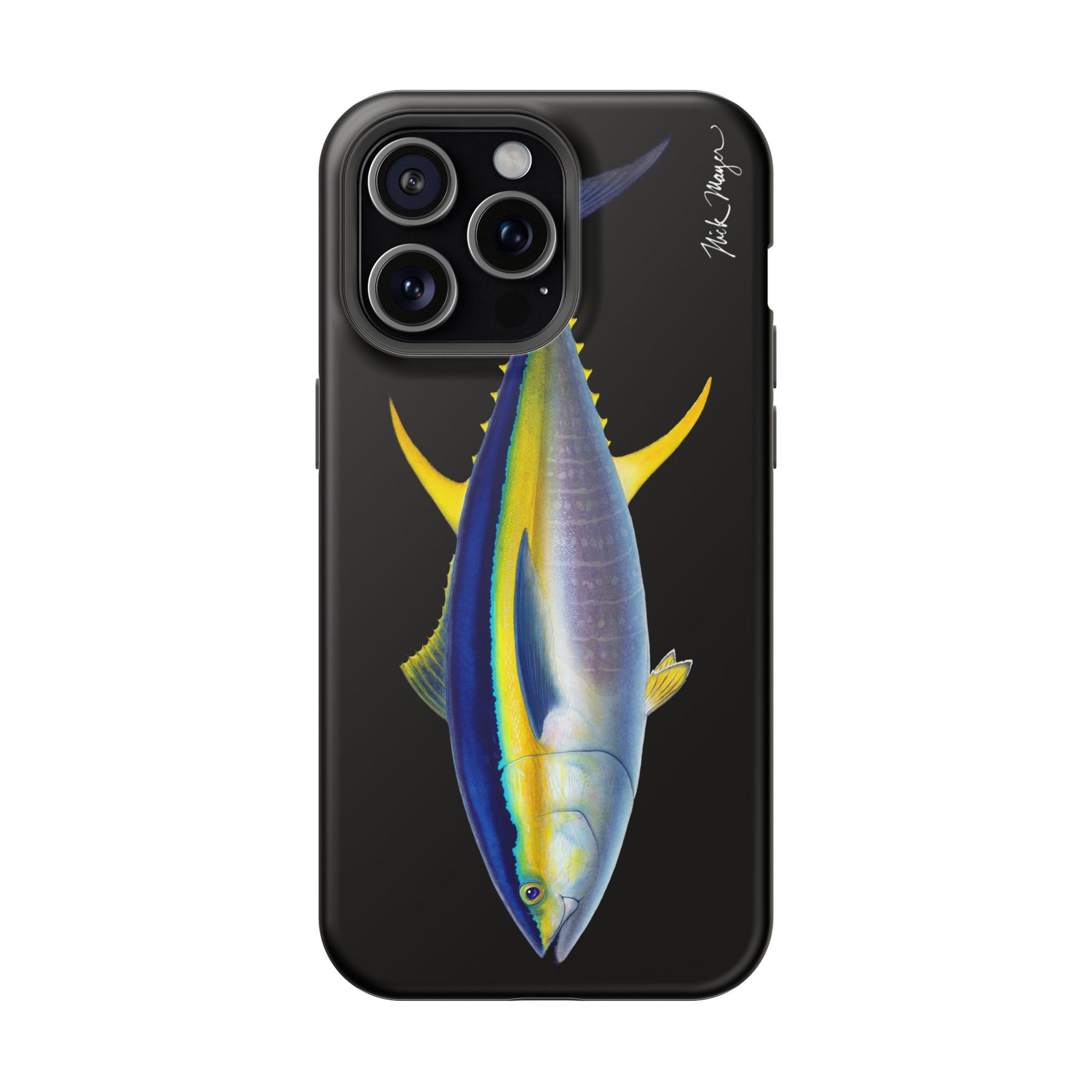 Yellowfin Tuna MagSafe Black iPhone Case