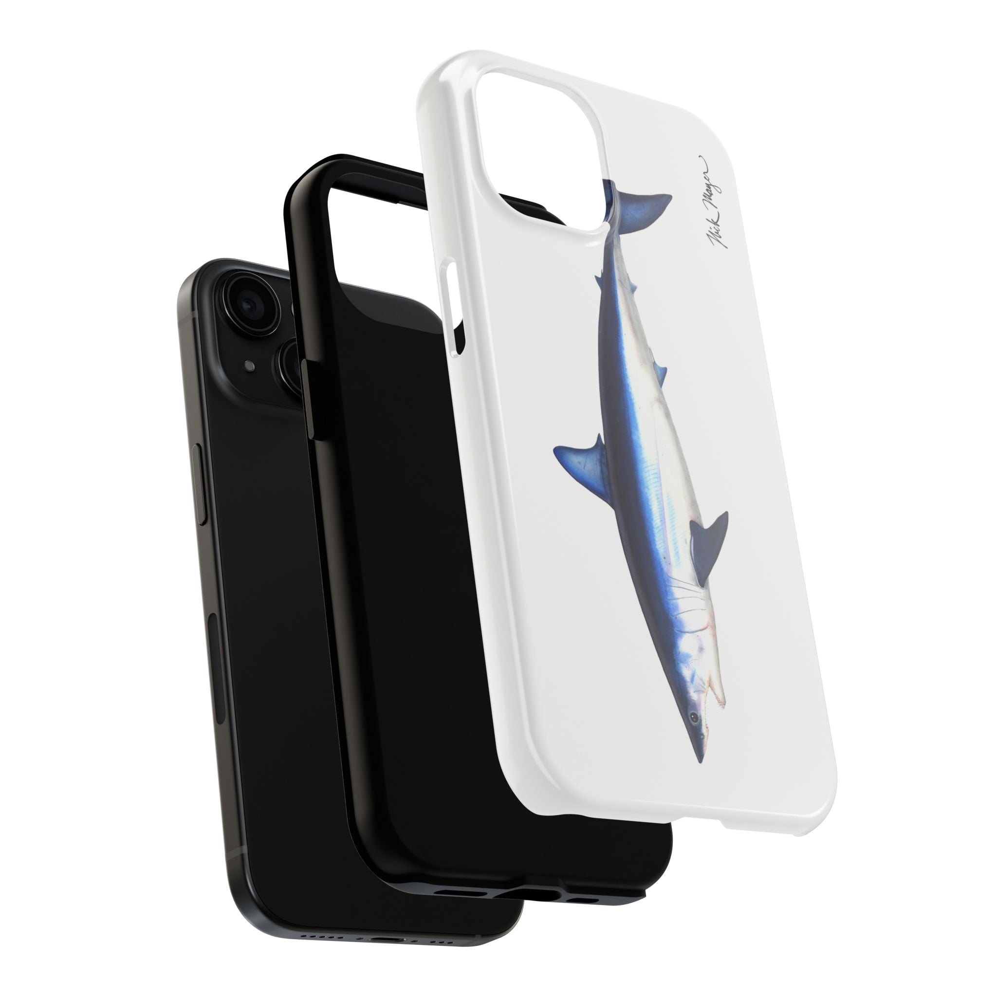 Mako Shark White Phone Case (iPhone)