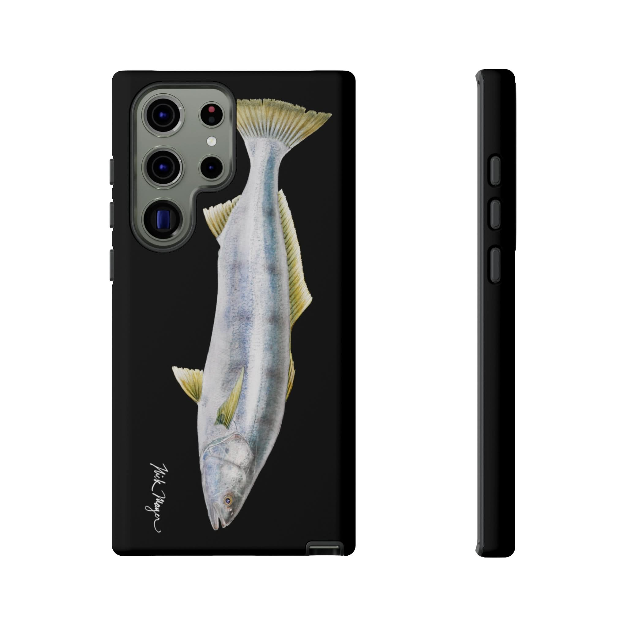 White Sea Bass Phone Case (Samsung) - black