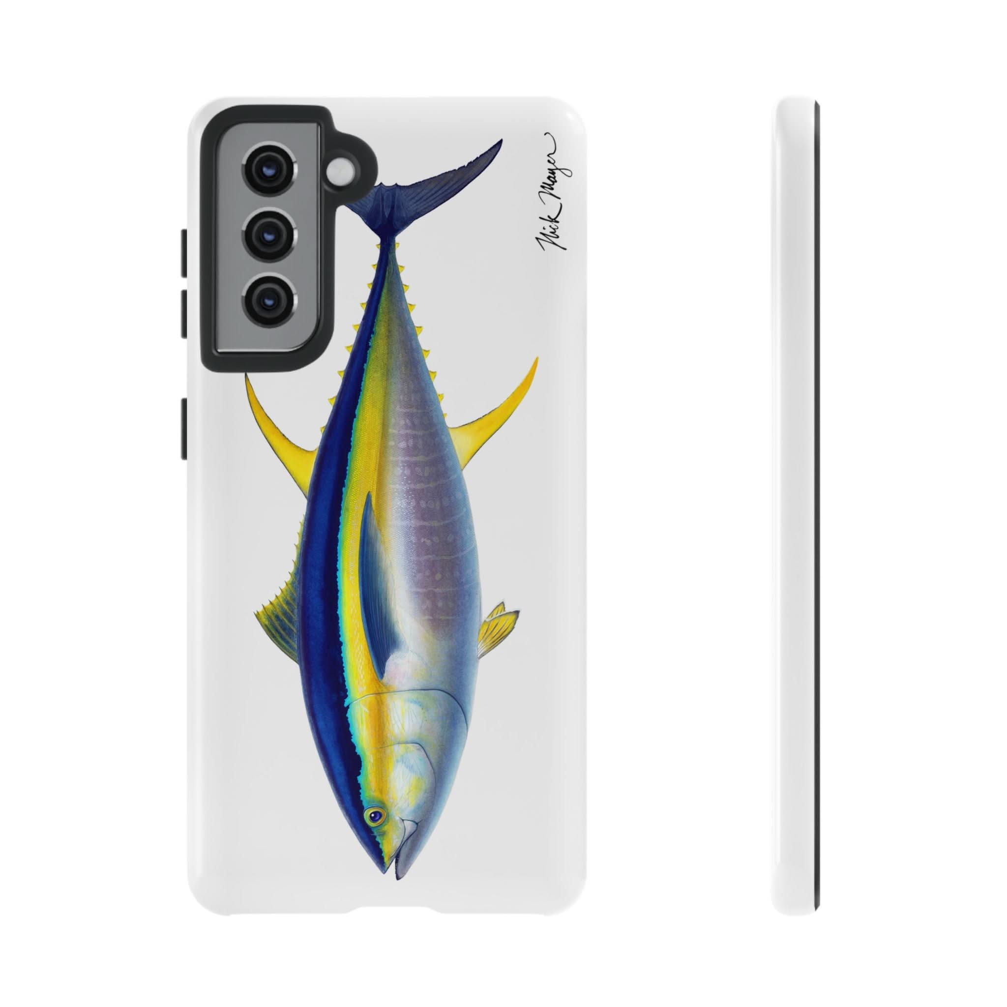 Yellowfin Tuna White Phone Case (Samsung)