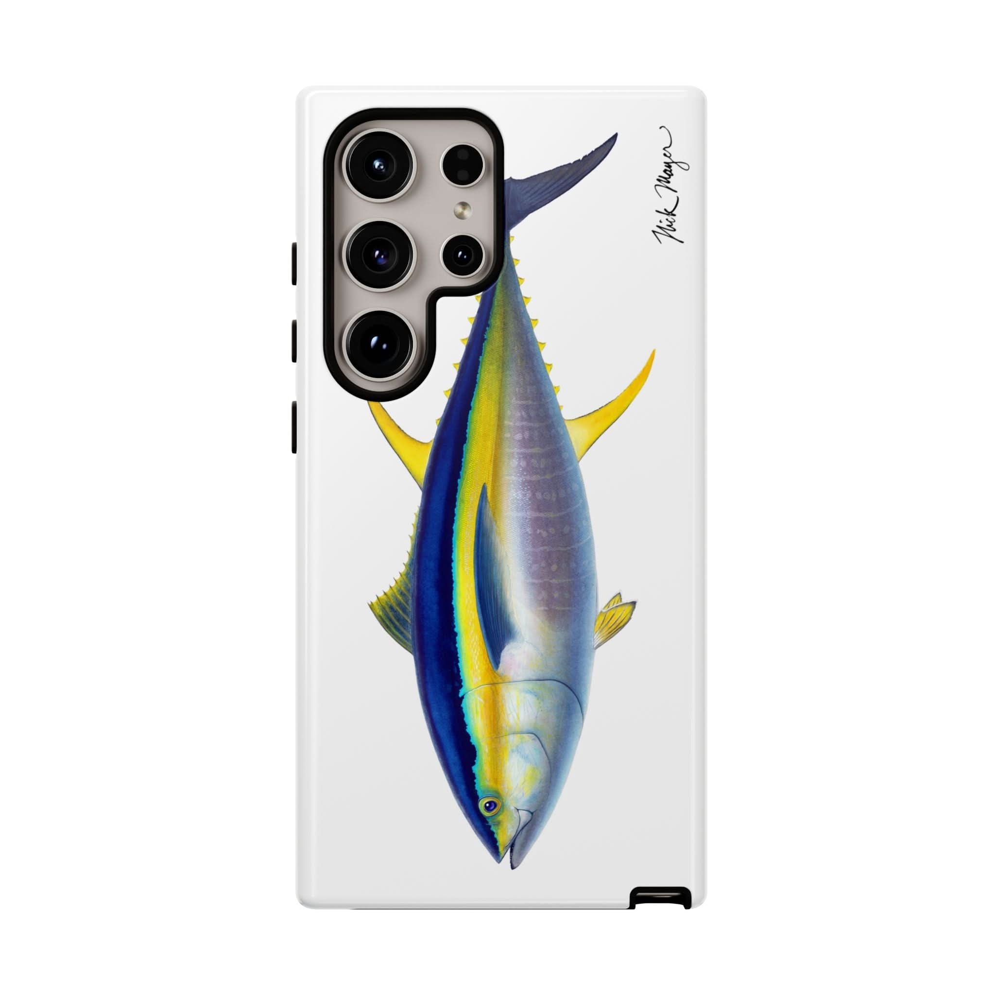 Yellowfin Tuna White Phone Case (Samsung)