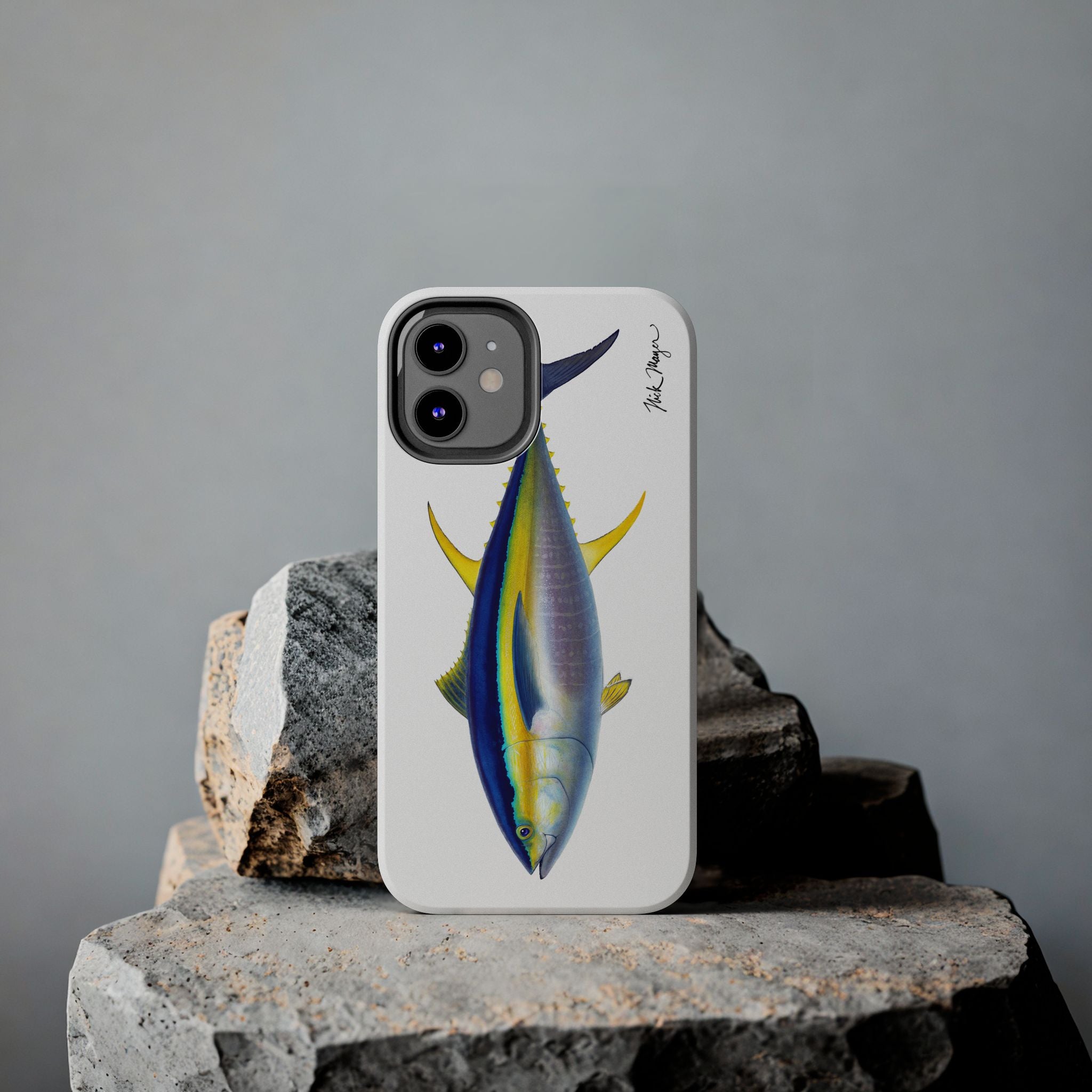 Yellowfin Tuna White Phone Case (iPhone)