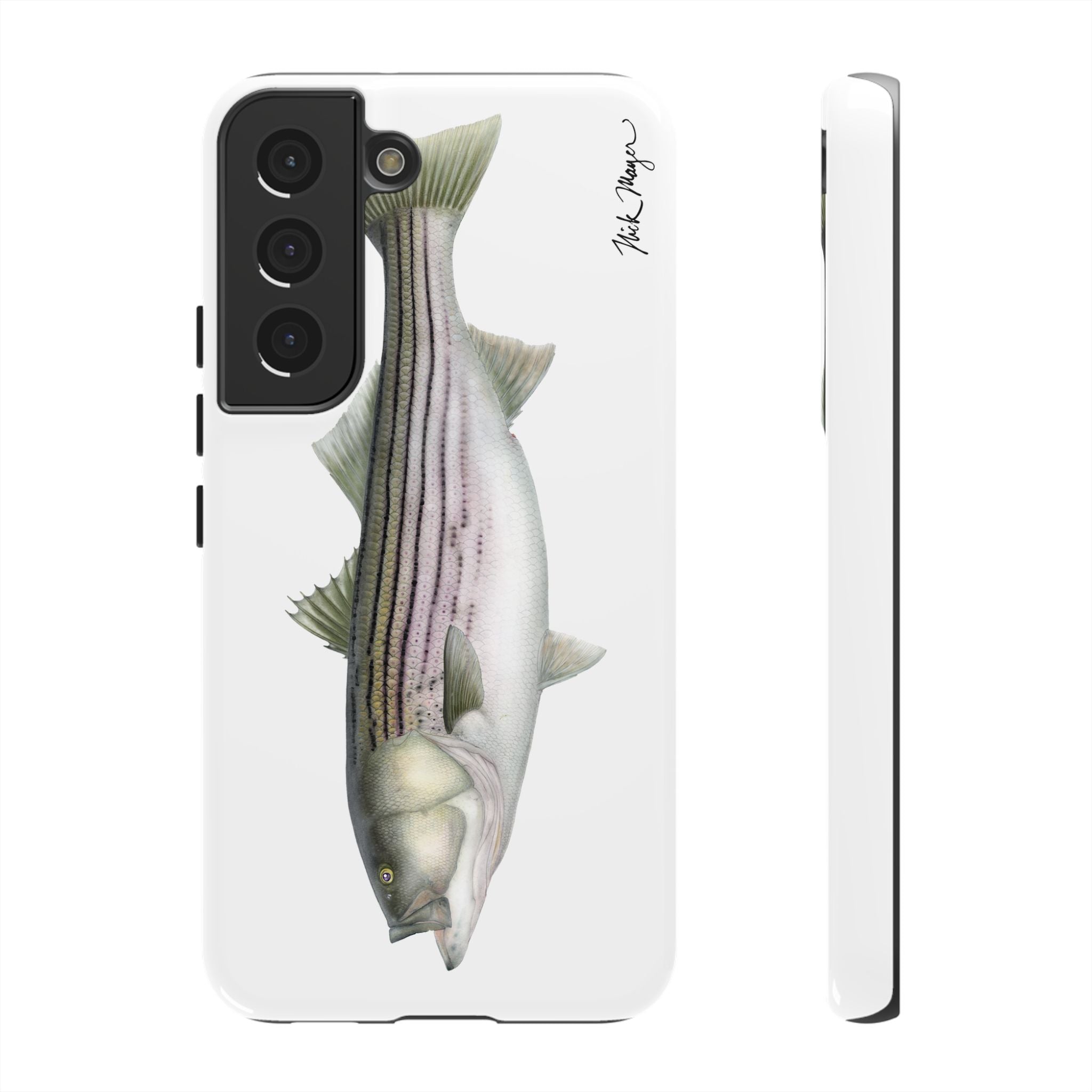 30 lb Striper White Phone Case (Samsung)