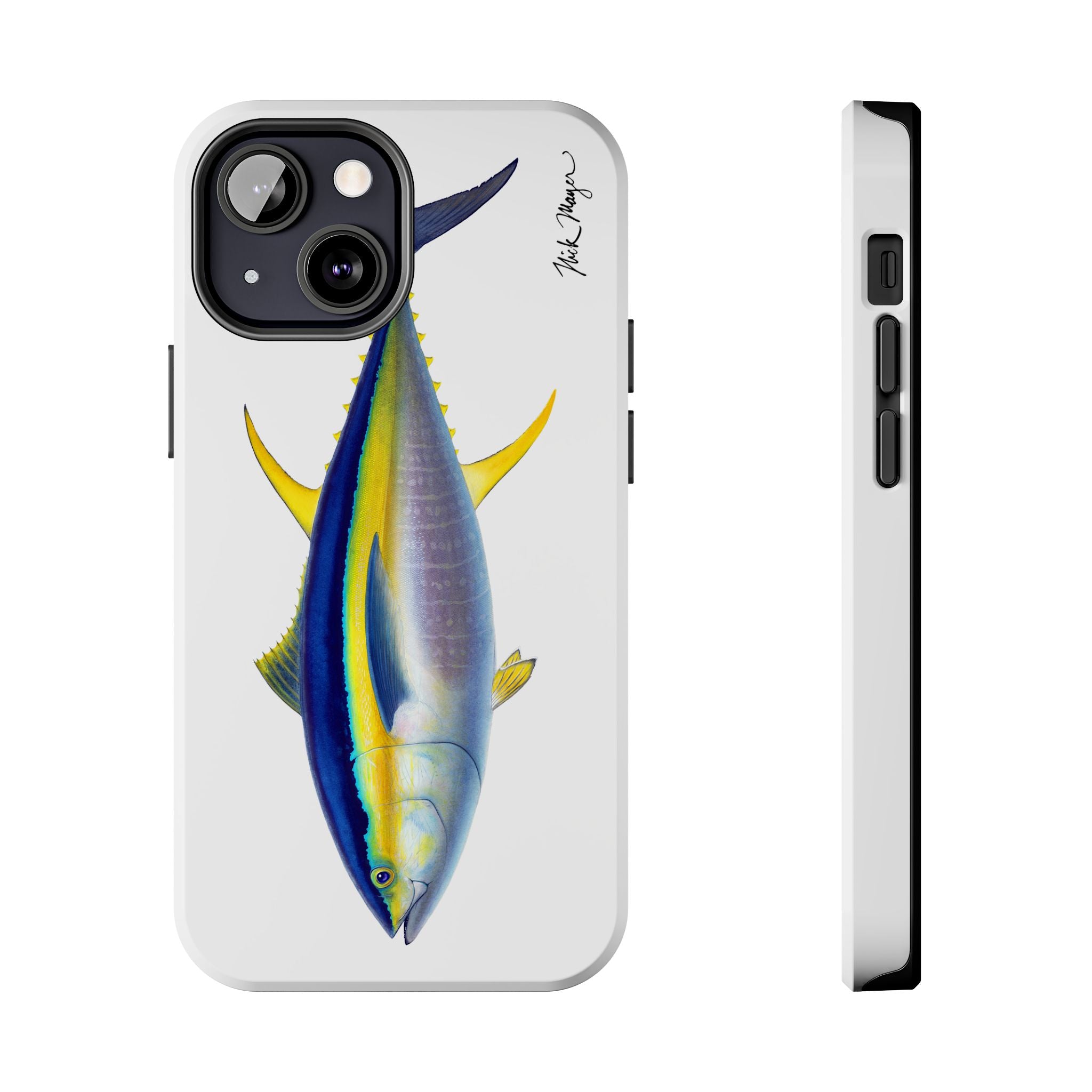 Yellowfin Tuna White Phone Case (iPhone)