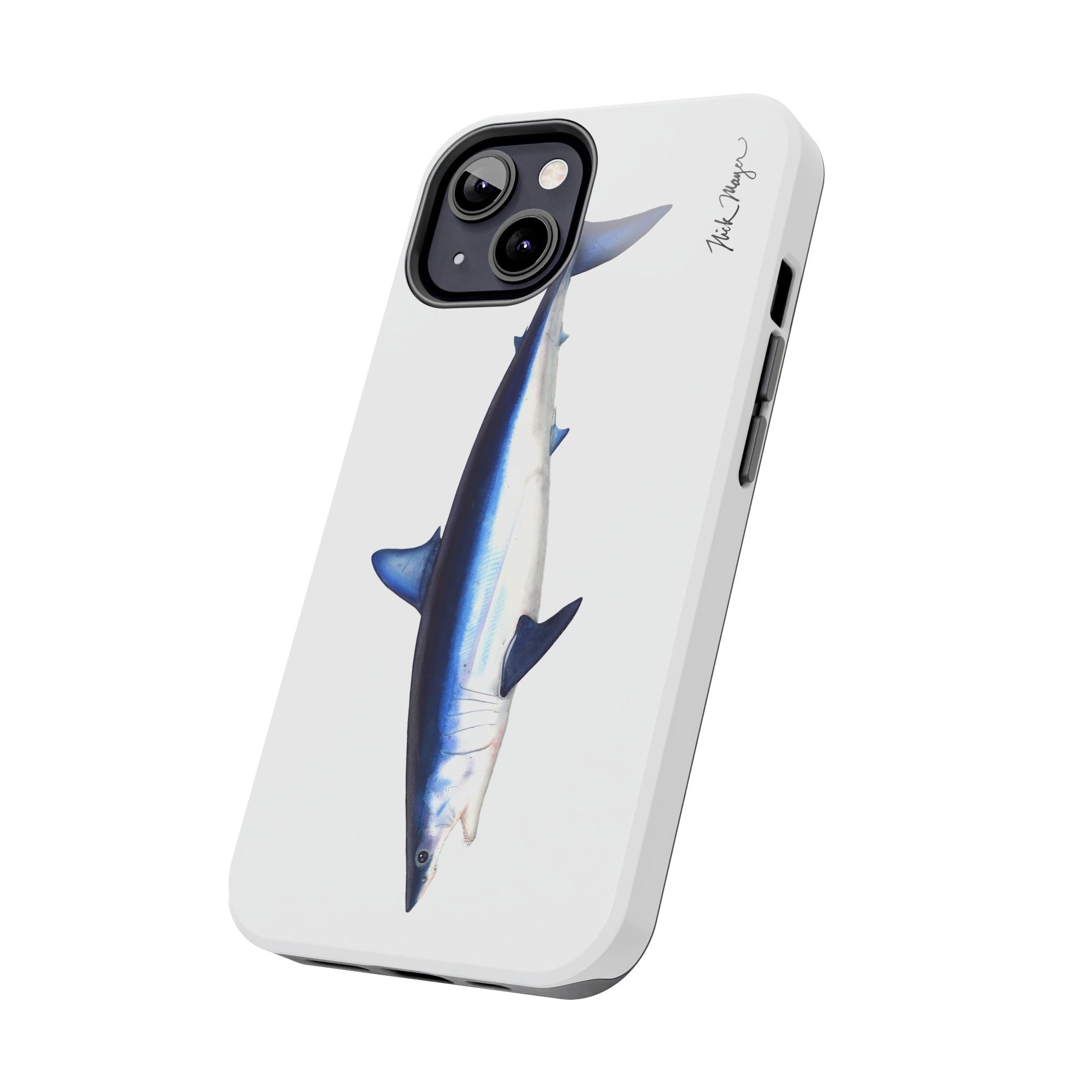 Mako Shark White Phone Case (iPhone)