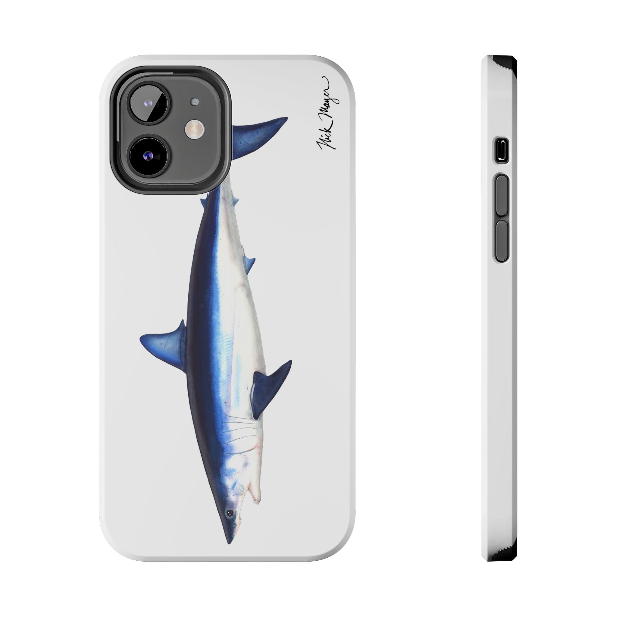 Mako Shark White Phone Case (iPhone)